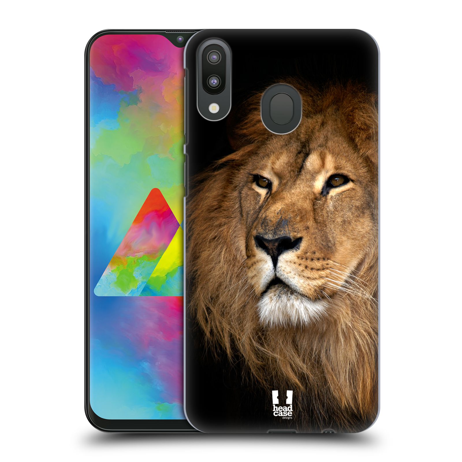 Zadní obal pro mobil Samsung Galaxy M20 - HEAD CASE - Svět zvířat král zvířat Lev