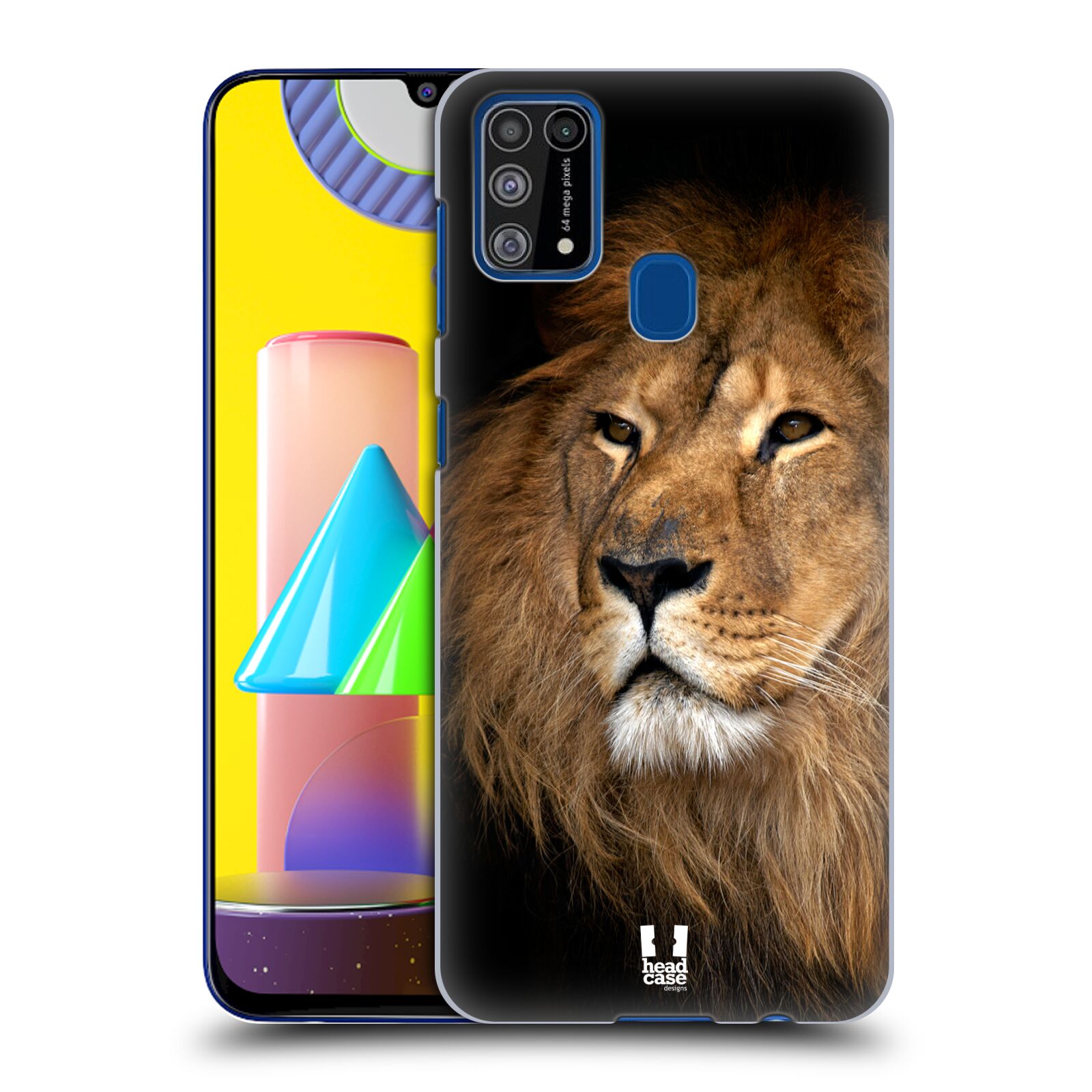 Zadní obal pro mobil Samsung Galaxy M31 - HEAD CASE - Svět zvířat král zvířat Lev