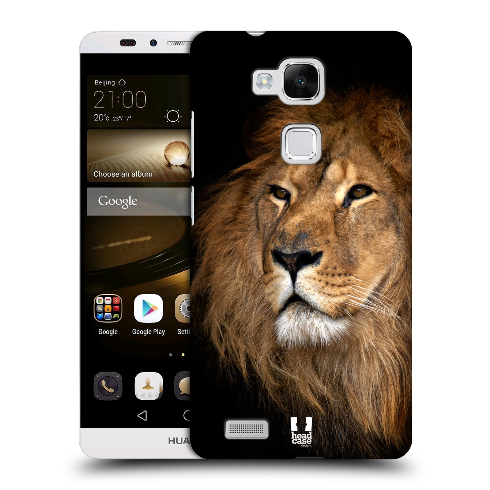 HEAD CASE plastový obal na mobil Huawei Mate 7 vzor Divočina, Divoký život a zvířata foto LEV KRÁL ZVÍŘAT