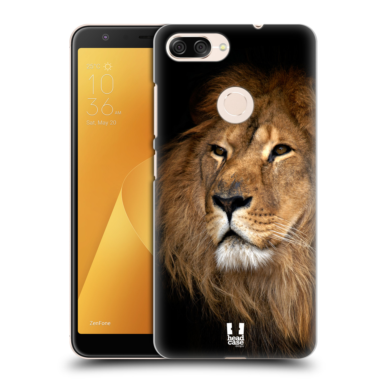 Zadní obal pro mobil Asus Zenfone Max Plus (M1) - HEAD CASE - Svět zvířat král zvířat Lev