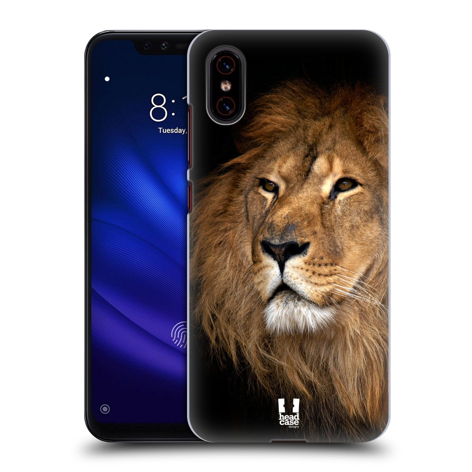 Zadní obal pro mobil Xiaomi Mi 8 PRO - HEAD CASE - Svět zvířat král zvířat Lev