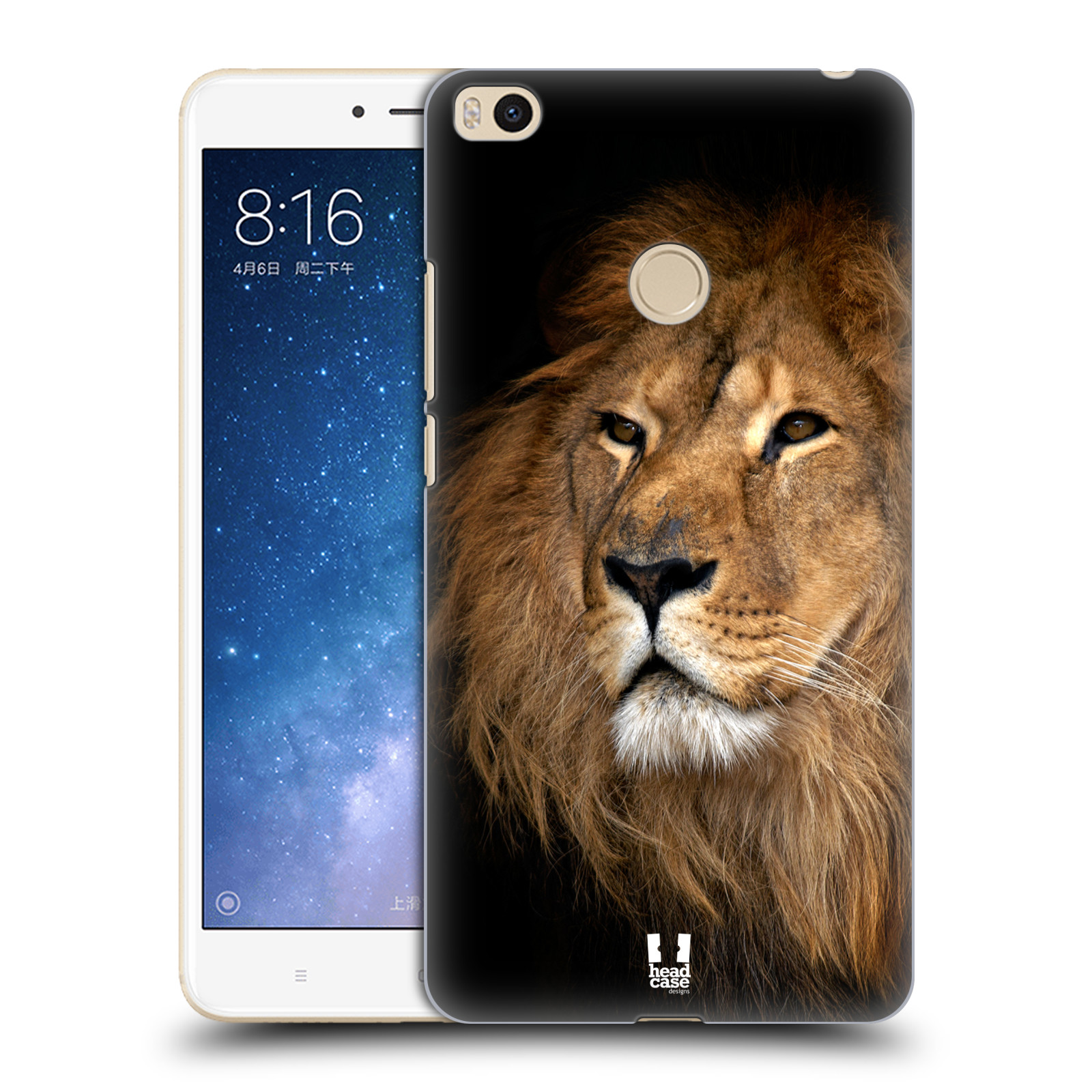 Zadní obal pro mobil Xiaomi Mi Max 2 - HEAD CASE - Svět zvířat král zvířat Lev