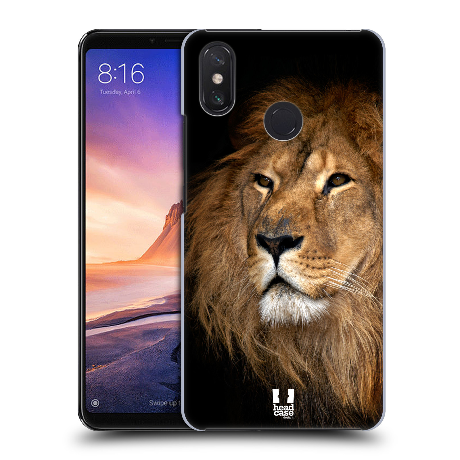 Zadní obal pro mobil Xiaomi Mi Max 3 - HEAD CASE - Svět zvířat král zvířat Lev