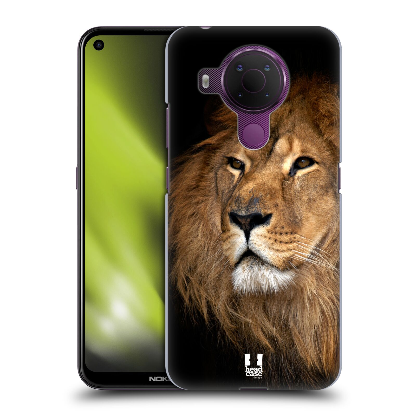 Zadní obal pro mobil Nokia 5.4 - HEAD CASE - Svět zvířat král zvířat Lev