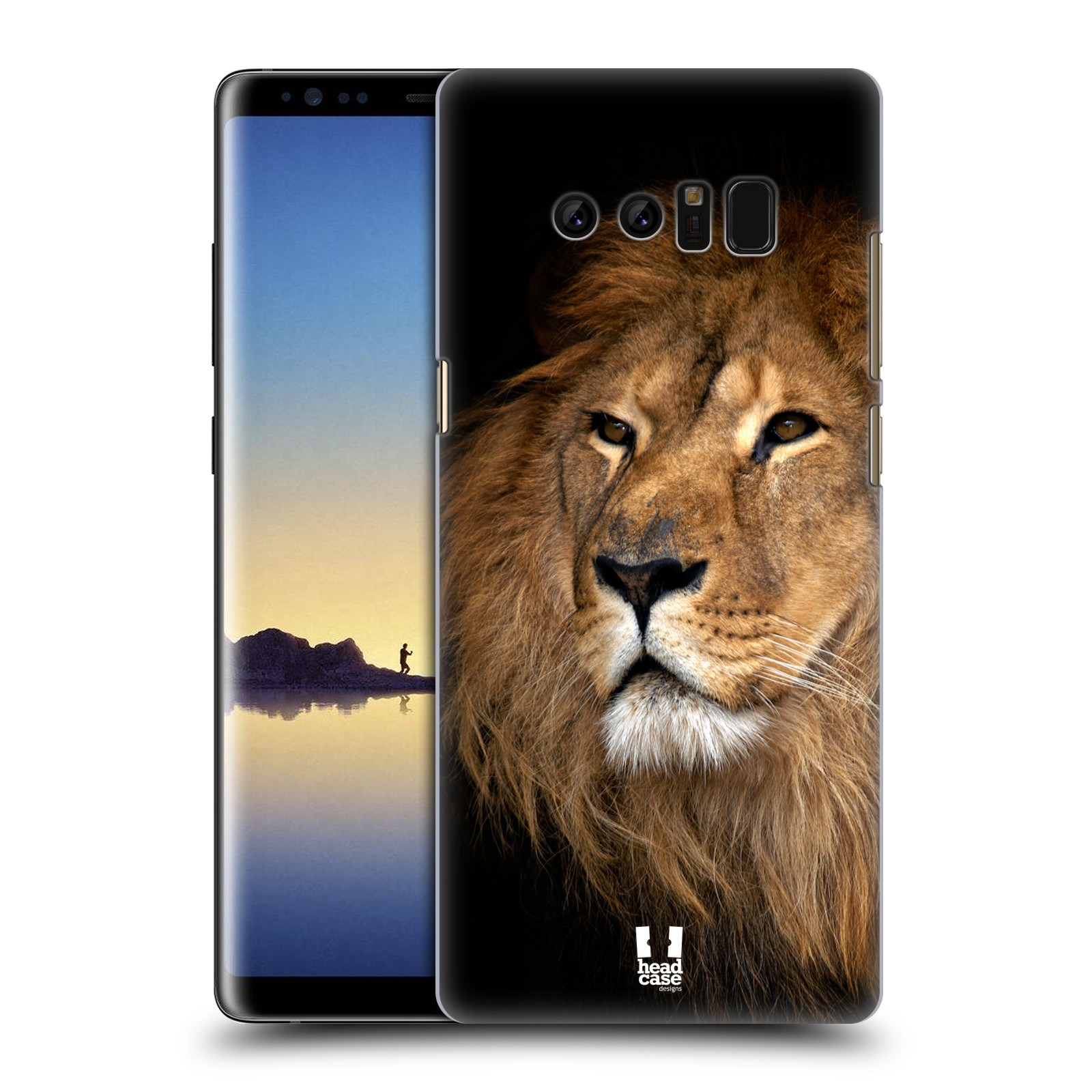 Zadní obal pro mobil Samsung Galaxy Note 8 - HEAD CASE - Svět zvířat král zvířat Lev