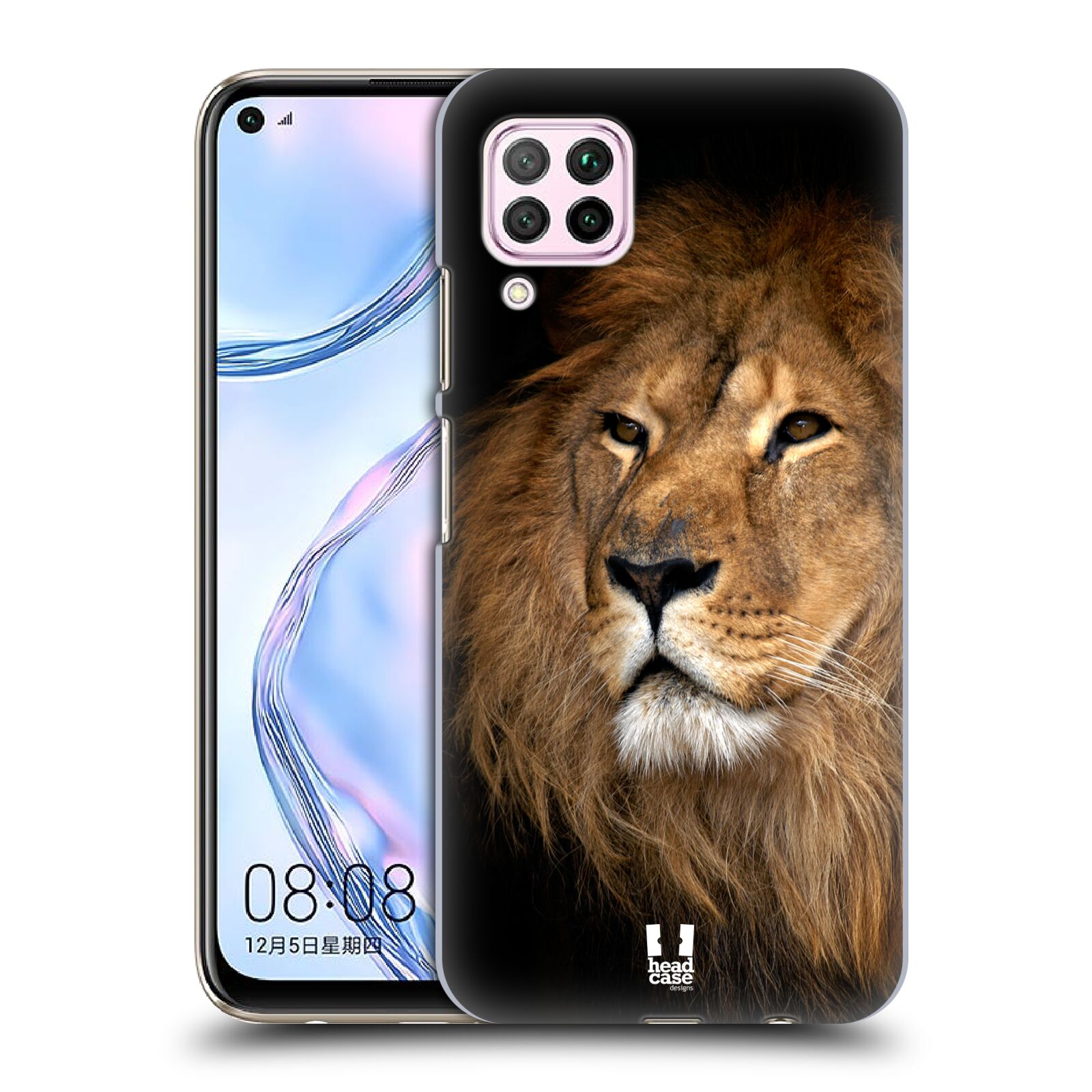 Zadní obal pro mobil Huawei P40 LITE - HEAD CASE - Svět zvířat král zvířat Lev