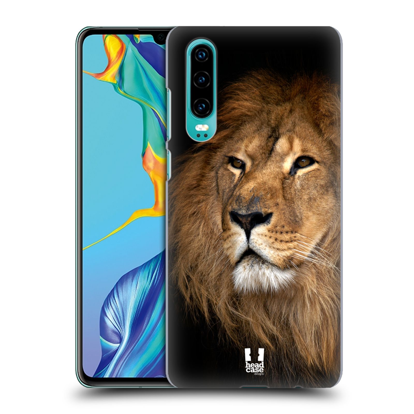 Zadní obal pro mobil Huawei P30 - HEAD CASE - Svět zvířat král zvířat Lev