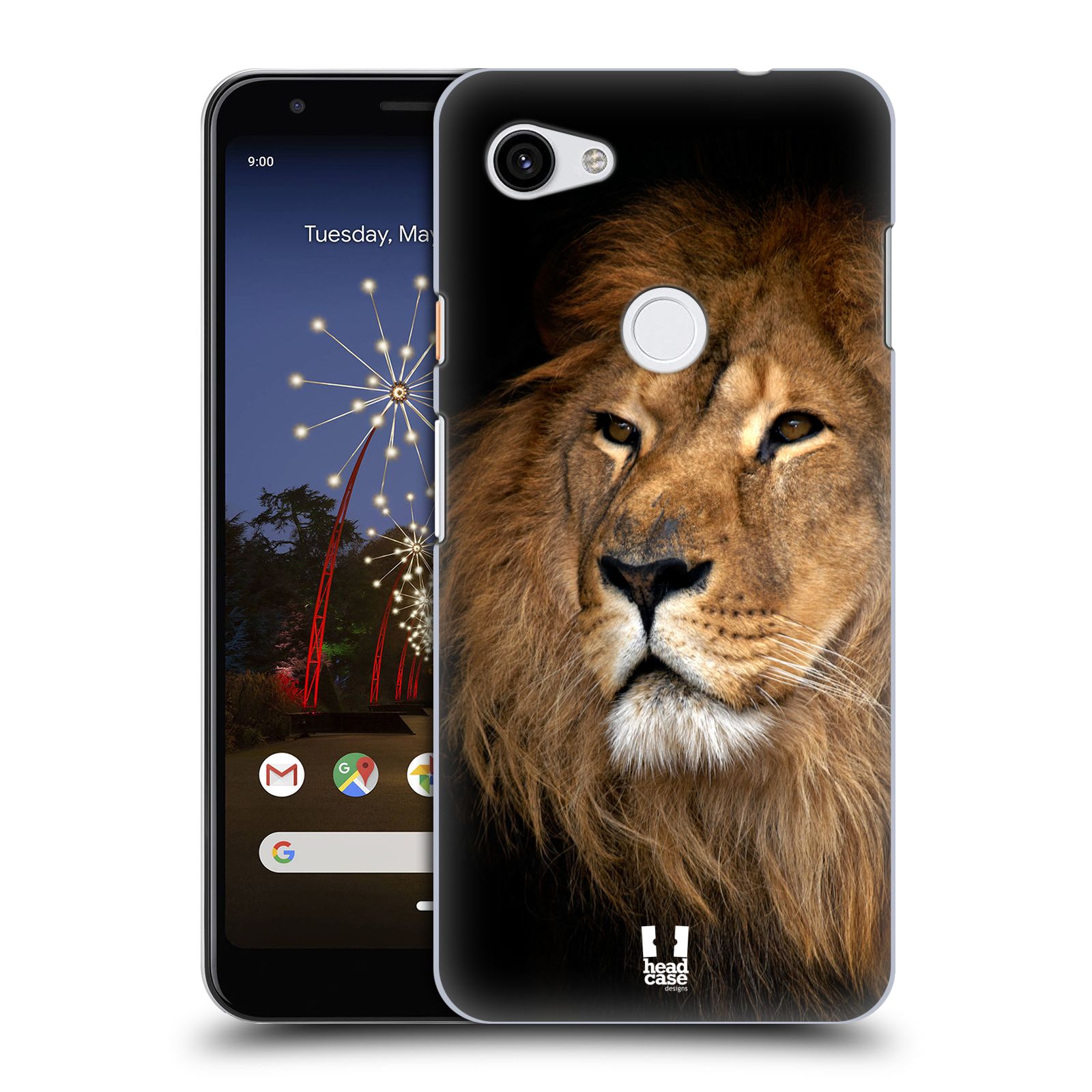 Zadní obal pro mobil Google Pixel 3a XL - HEAD CASE - Svět zvířat král zvířat Lev