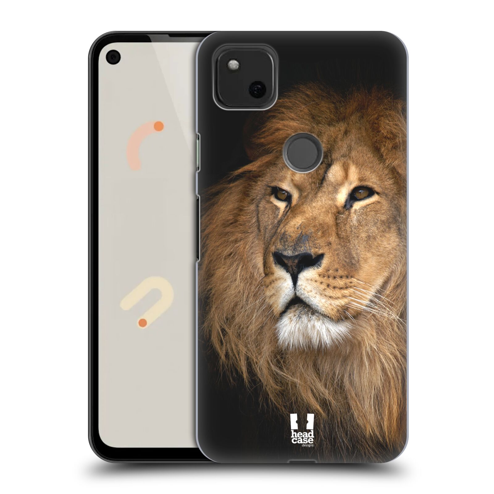 Zadní obal pro mobil Google Pixel 4a - HEAD CASE - Svět zvířat král zvířat Lev
