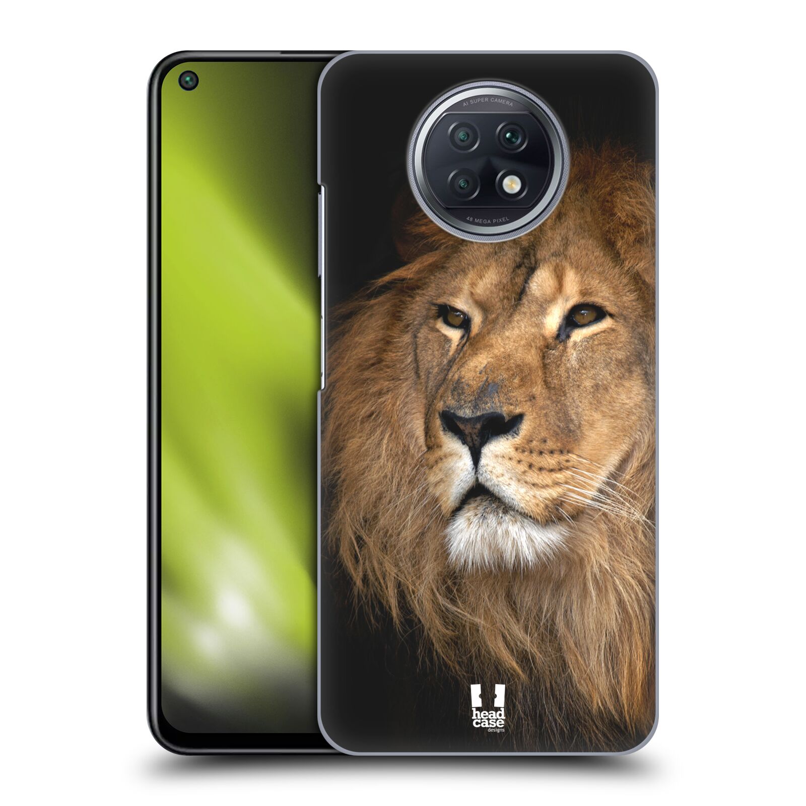 Zadní obal pro mobil Xiaomi Redmi Note 9T - HEAD CASE - Svět zvířat král zvířat Lev