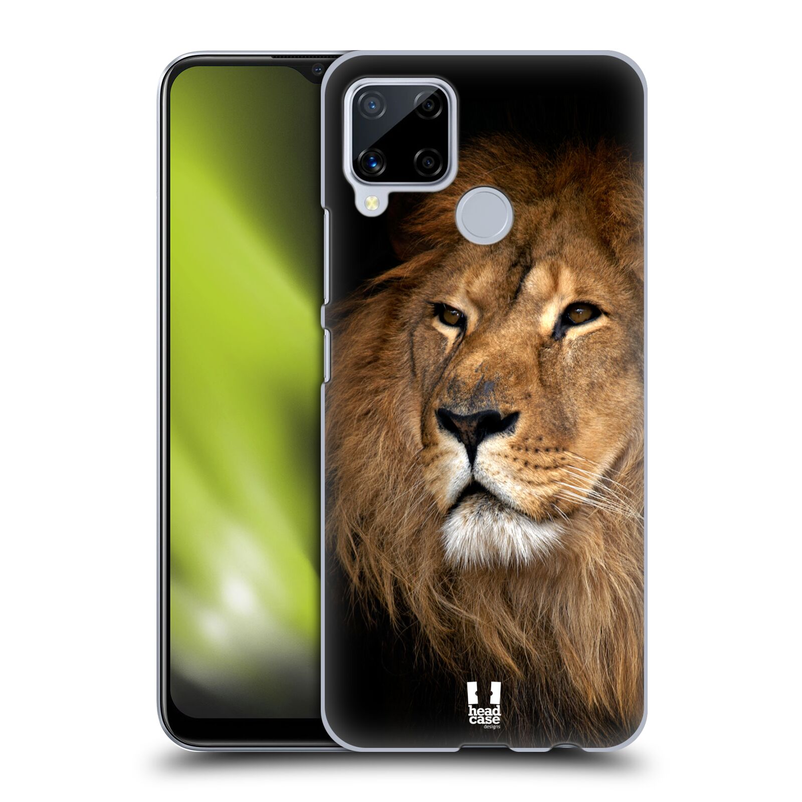 Zadní obal pro mobil Realme C15 - HEAD CASE - Svět zvířat král zvířat Lev