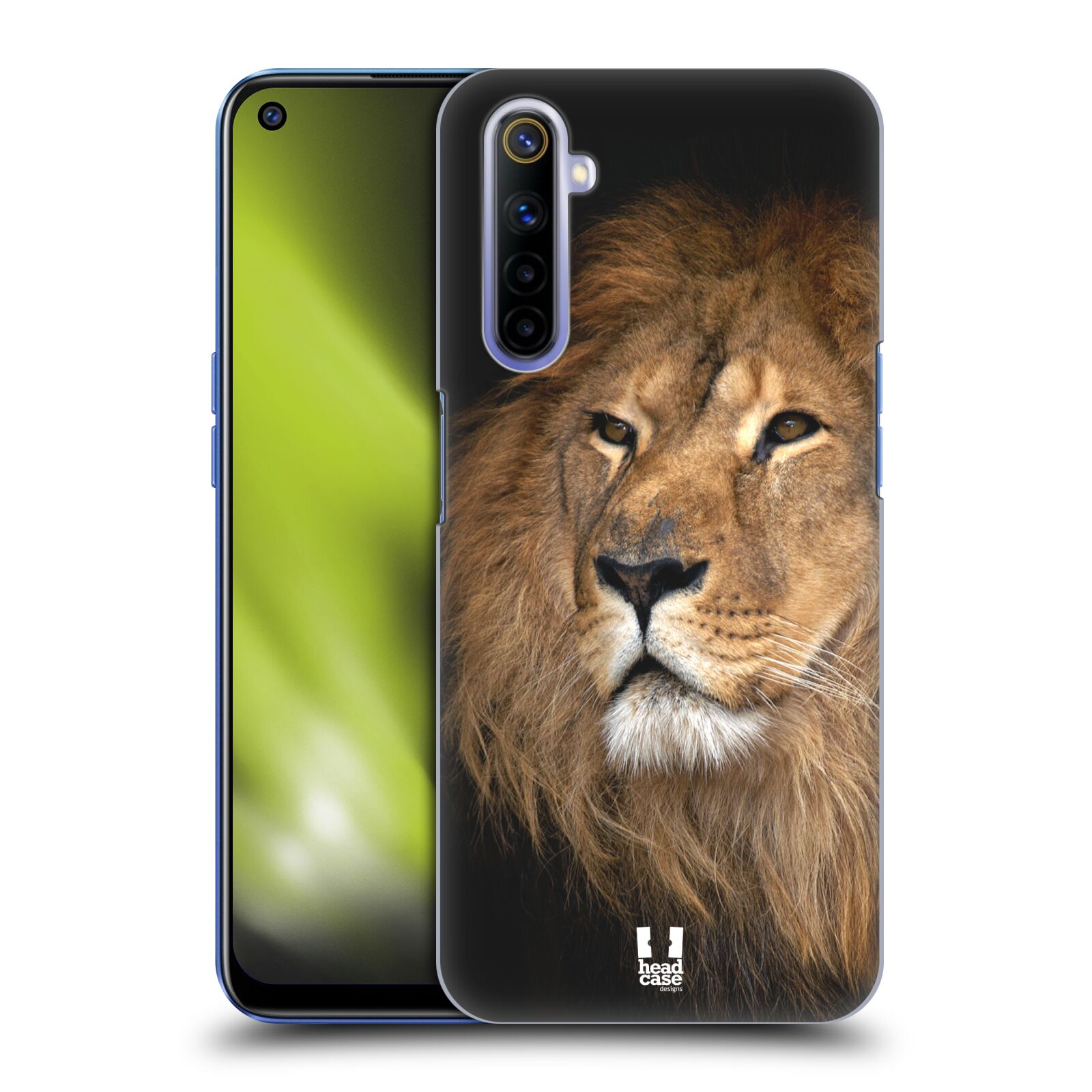 Zadní obal pro mobil Realme 6 - HEAD CASE - Svět zvířat král zvířat Lev