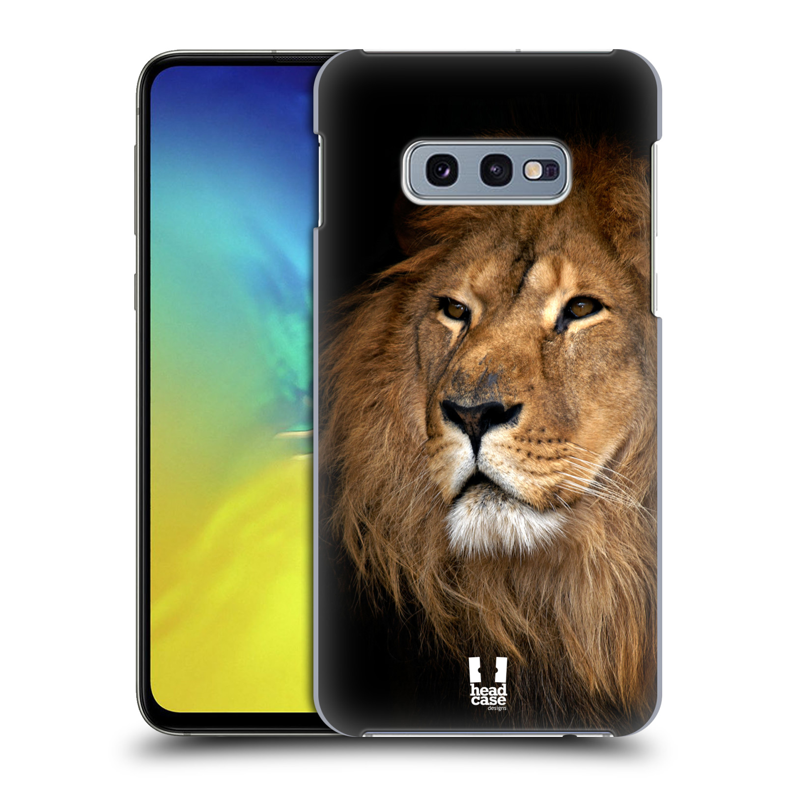 Zadní obal pro mobil Samsung Galaxy S10e - HEAD CASE - Svět zvířat král zvířat Lev
