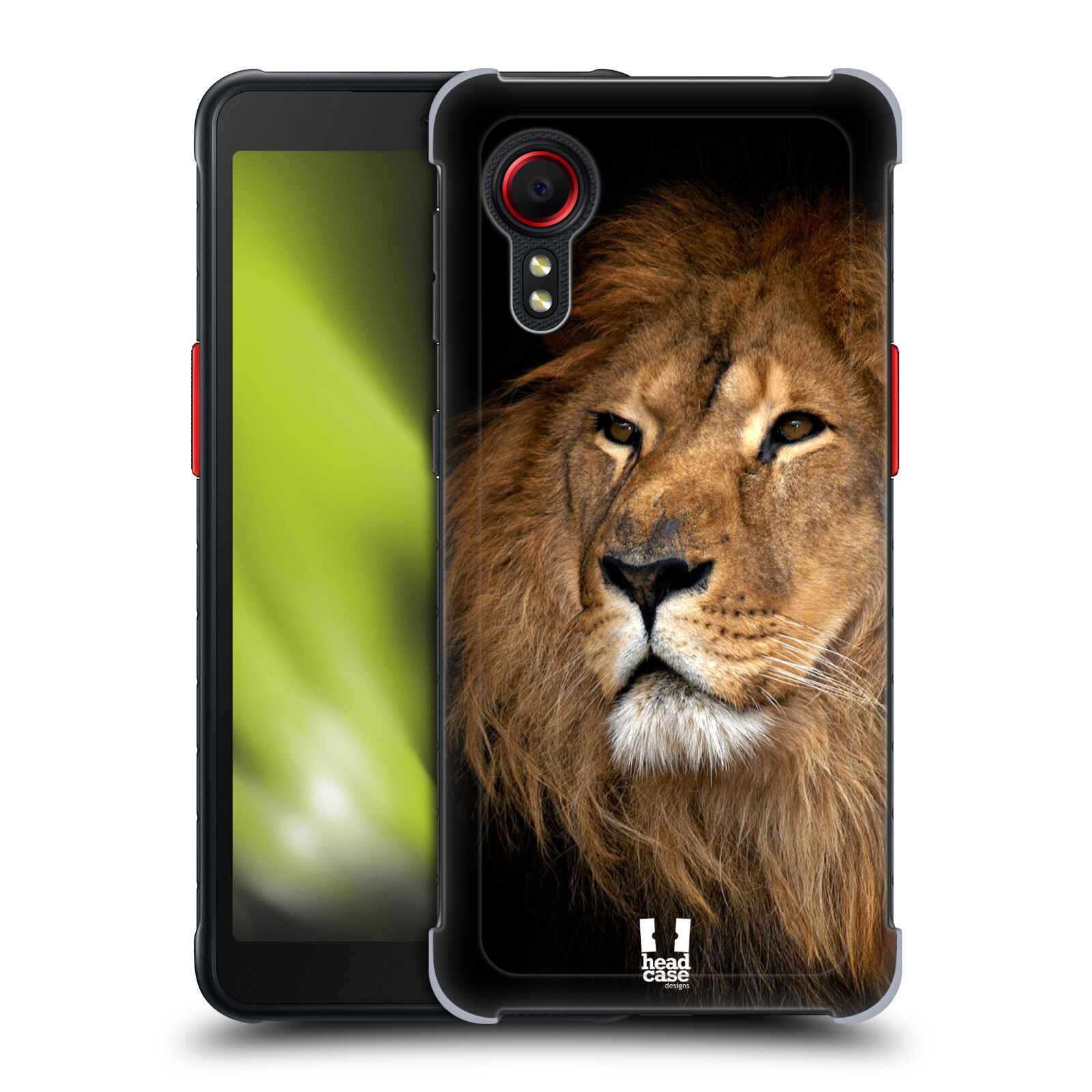 Zadní obal pro mobil Samsung Galaxy Xcover 5 - HEAD CASE - Svět zvířat král zvířat Lev