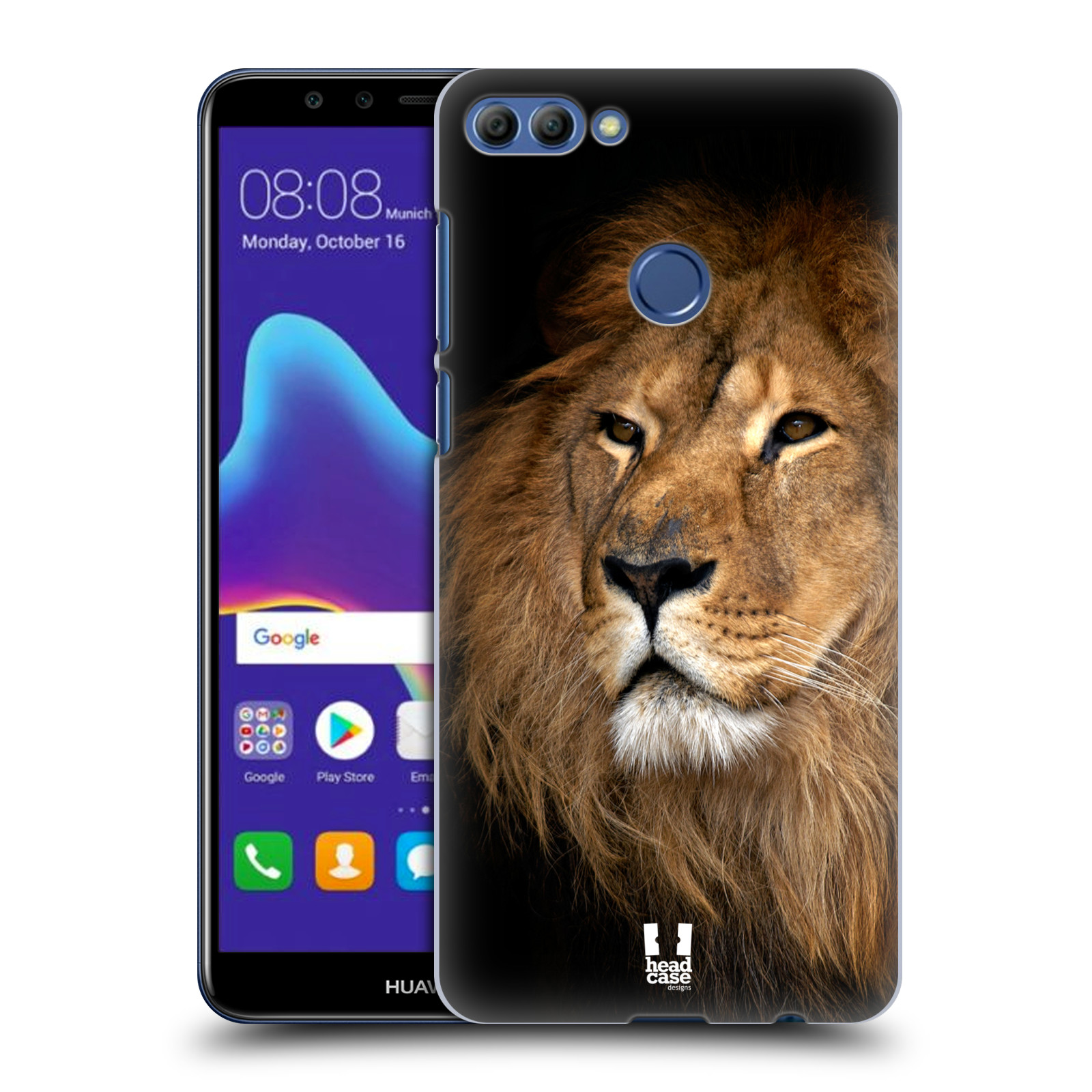 HEAD CASE plastový obal na mobil Huawei Y9 2018 vzor Divočina, Divoký život a zvířata foto LEV KRÁL ZVÍŘAT