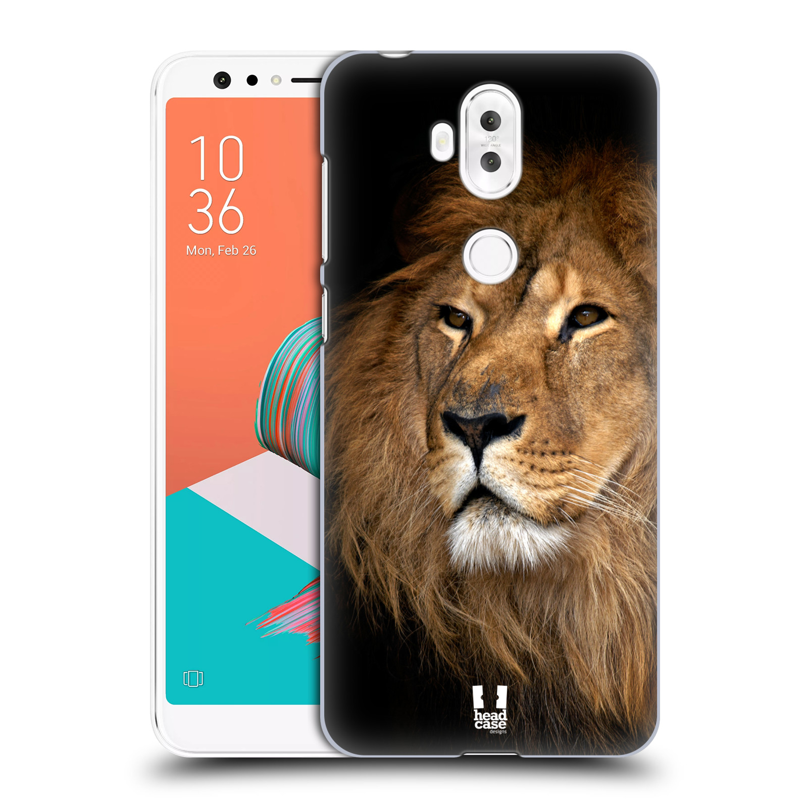 Zadní obal pro mobil Asus Zenfone 5 Lite ZC600KL - HEAD CASE - Svět zvířat král zvířat Lev
