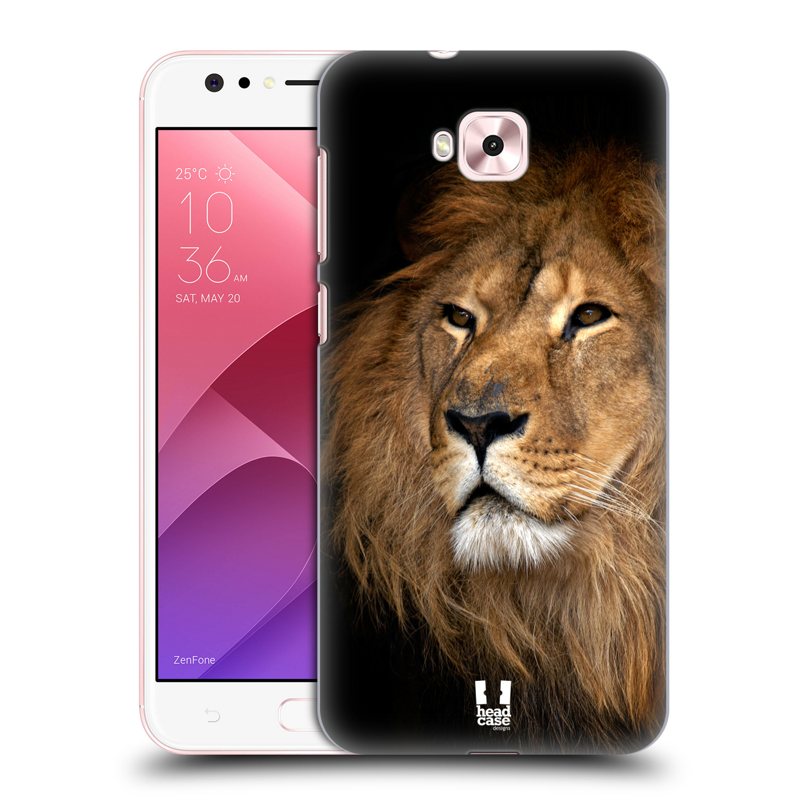 Zadní obal pro mobil Asus Zenfone 4 Selfie ZD553KL - HEAD CASE - Svět zvířat král zvířat Lev