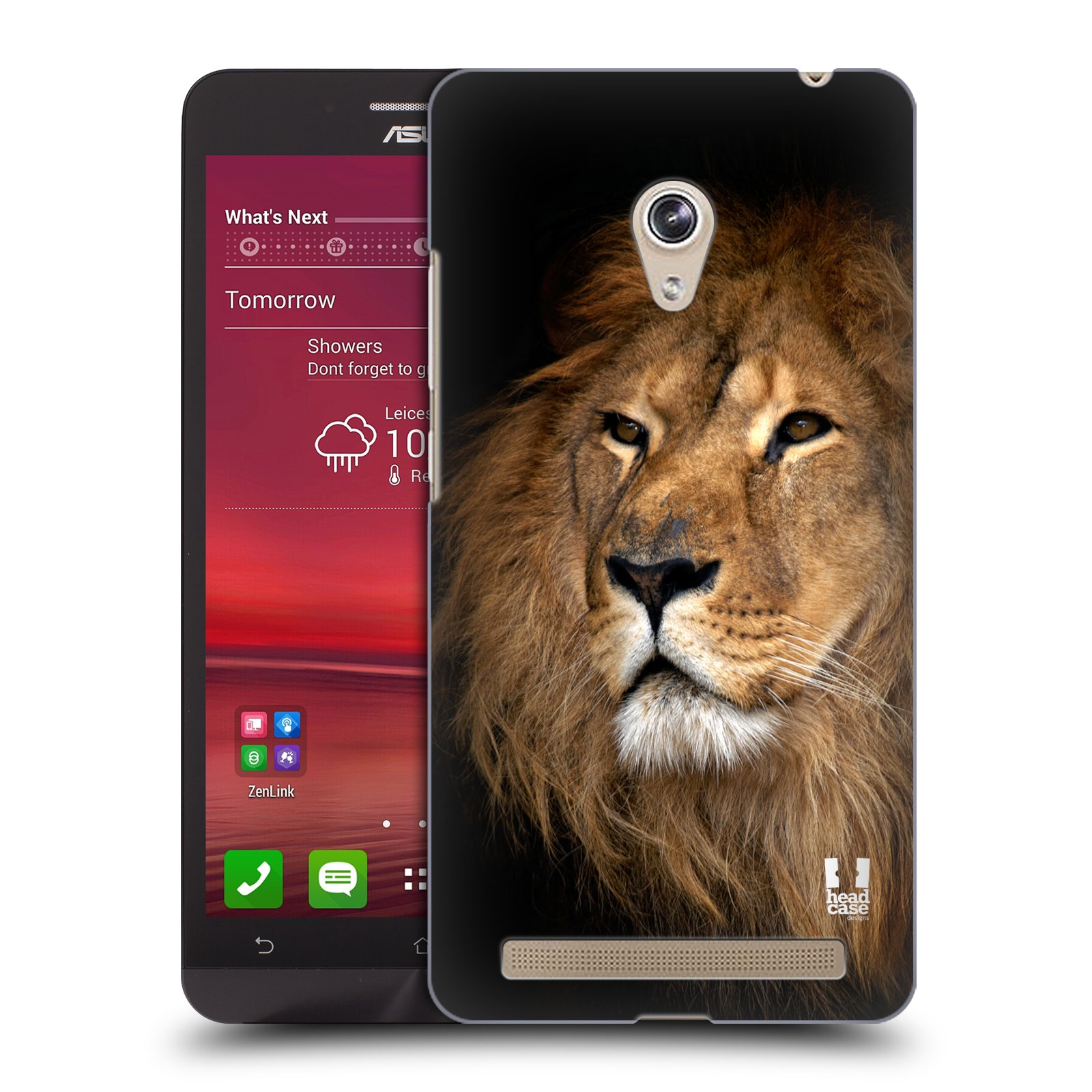 HEAD CASE plastový obal na mobil Asus Zenfone 6 vzor Divočina, Divoký život a zvířata foto LEV KRÁL ZVÍŘAT