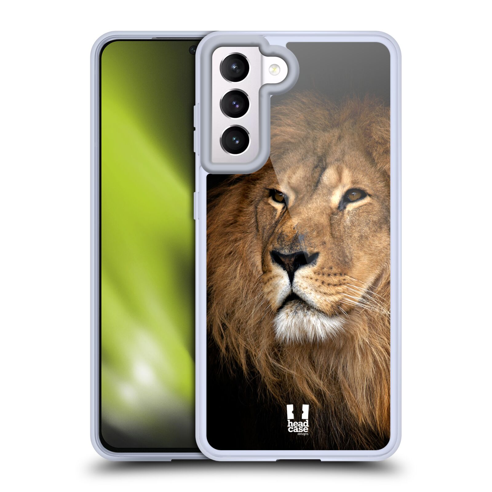 Plastový obal HEAD CASE na mobil Samsung Galaxy S21 5G vzor Divočina, Divoký život a zvířata foto LEV KRÁL ZVÍŘAT