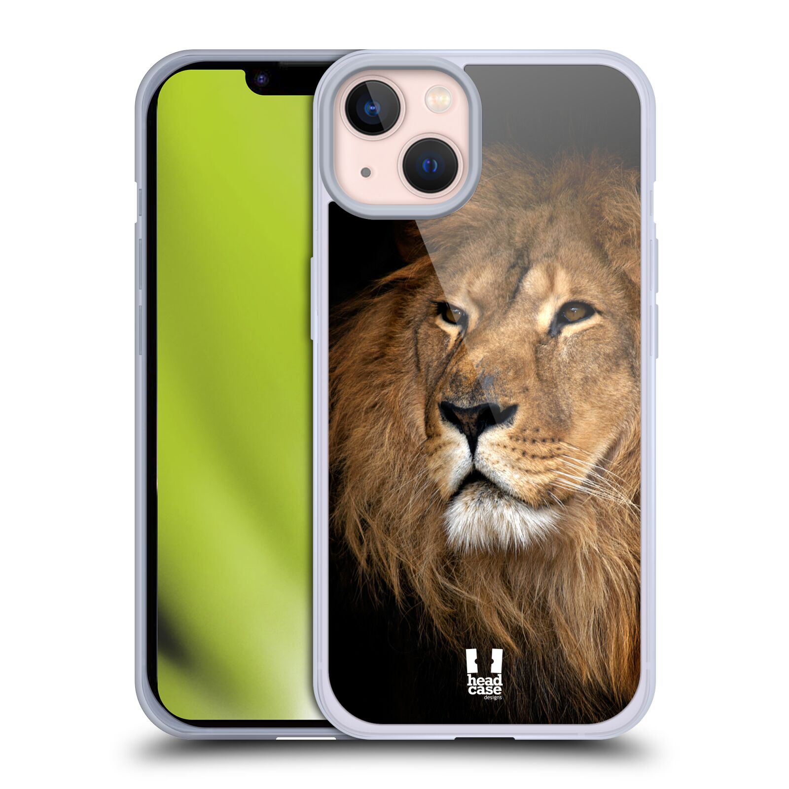 Plastový obal HEAD CASE na mobil Apple Iphone 13 vzor Divočina, Divoký život a zvířata foto LEV KRÁL ZVÍŘAT