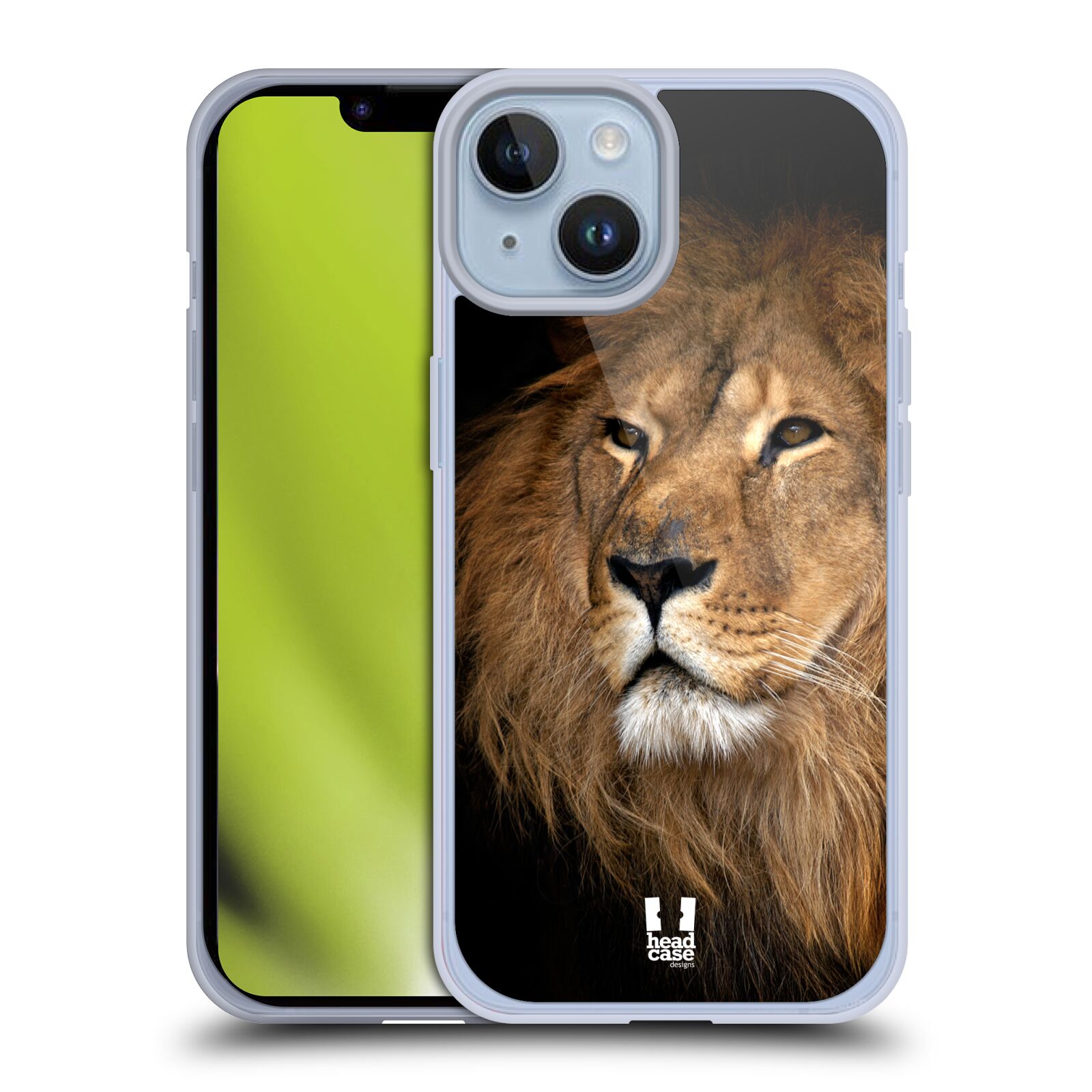 Plastový obal HEAD CASE na mobil Apple Iphone 14 vzor Divočina, Divoký život a zvířata foto LEV KRÁL ZVÍŘAT