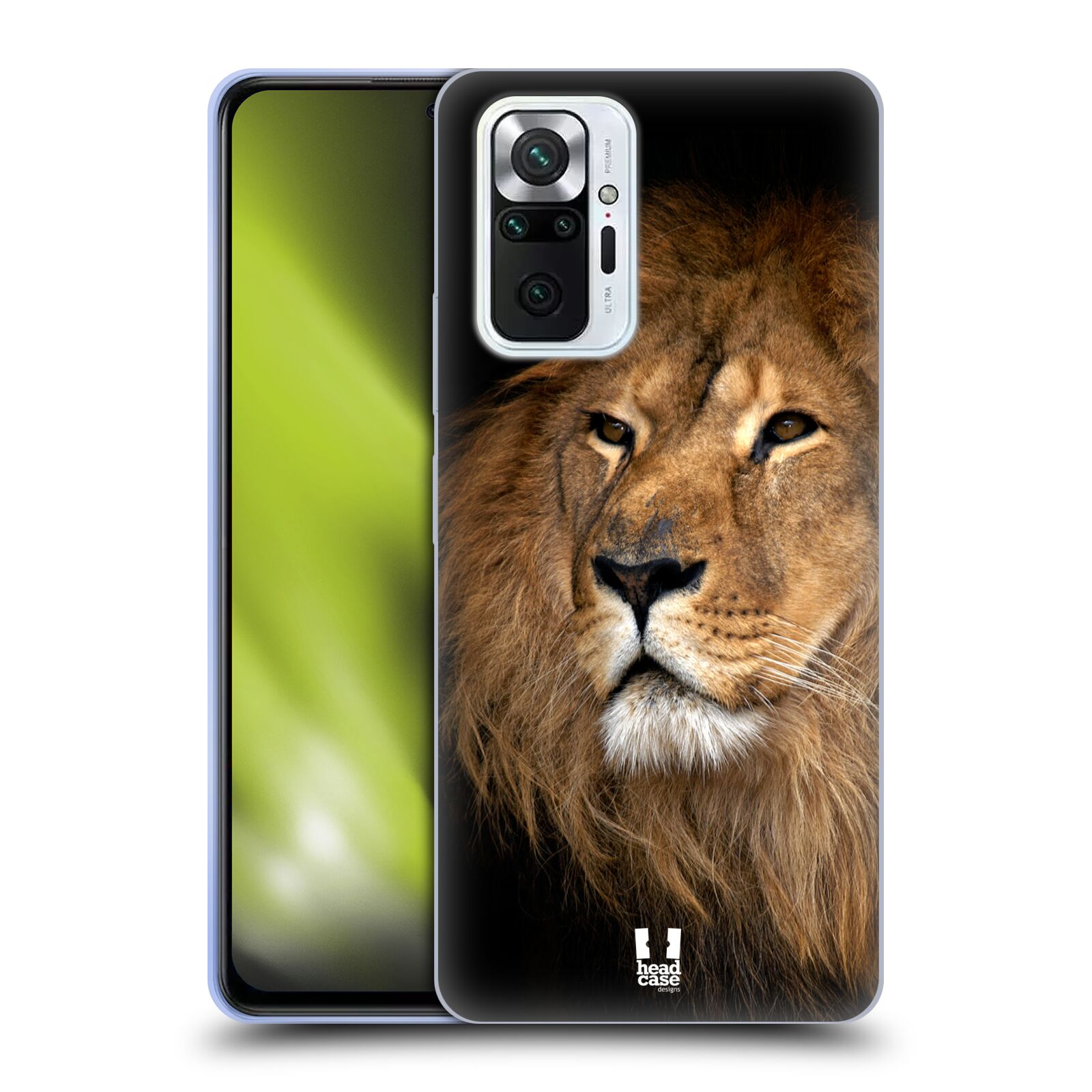 Zadní obal pro mobil Xiaomi Redmi Note 10 PRO - HEAD CASE - Svět zvířat král zvířat Lev