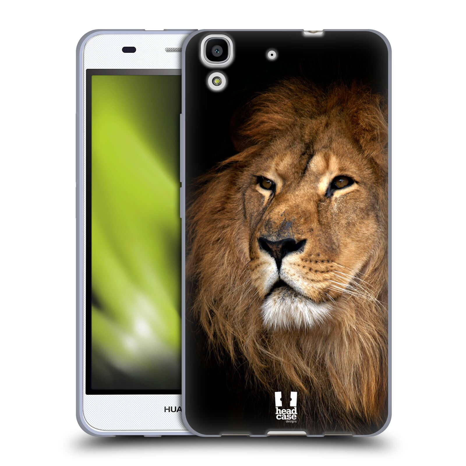 HEAD CASE silikonový obal na mobil HUAWEI Y6 vzor Divočina, Divoký život a zvířata foto LEV KRÁL ZVÍŘAT
