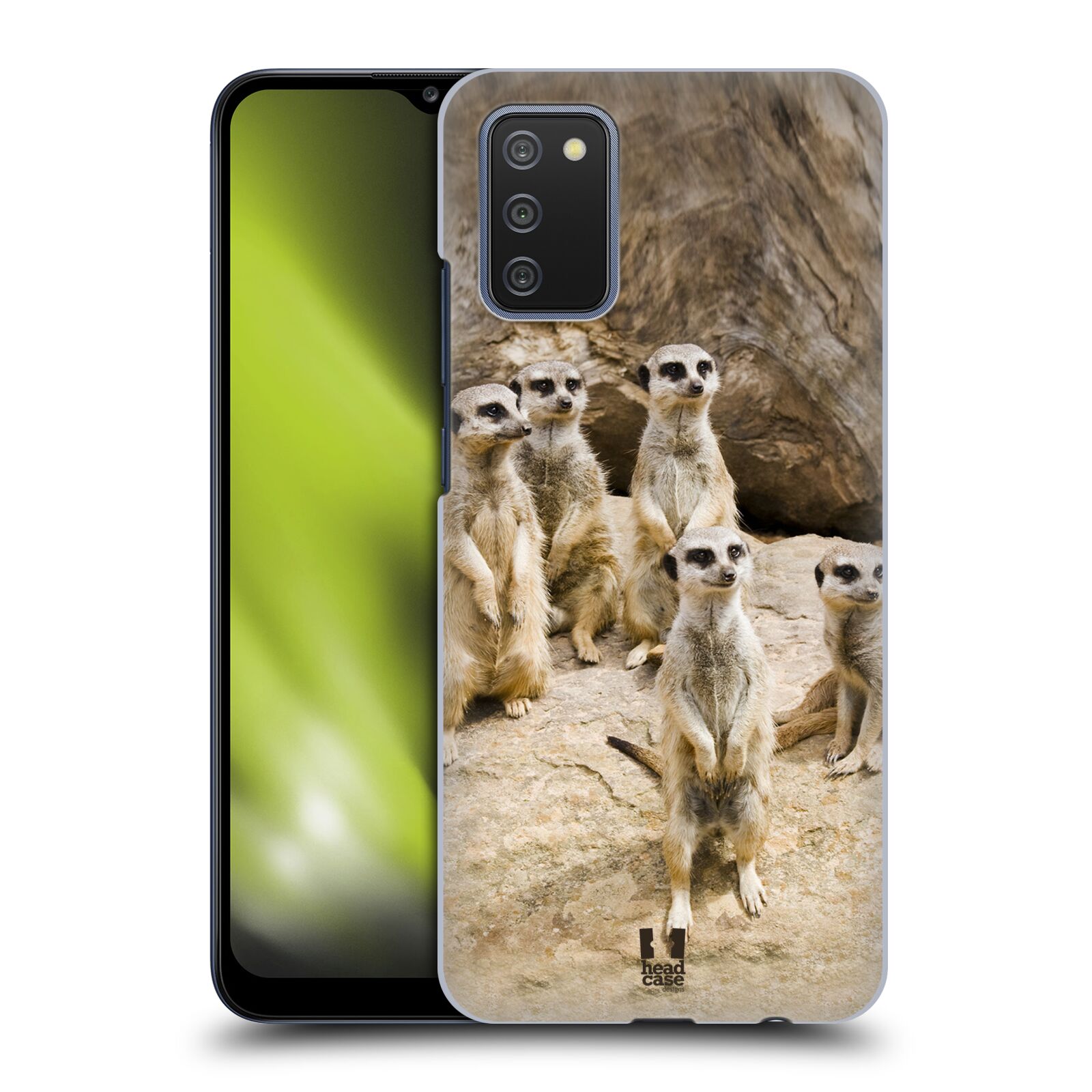 Zadní obal pro mobil Samsung Galaxy A02s / A03s - HEAD CASE - Svět zvířat roztomilé surikaty
