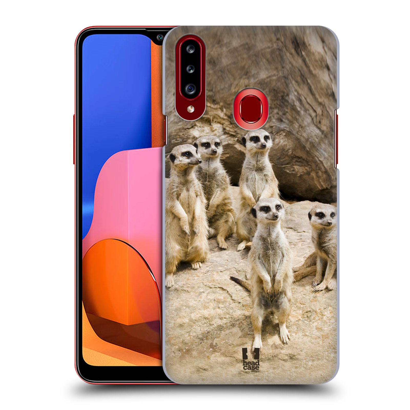 Zadní obal pro mobil Samsung Galaxy A20s - HEAD CASE - Svět zvířat roztomilé surikaty