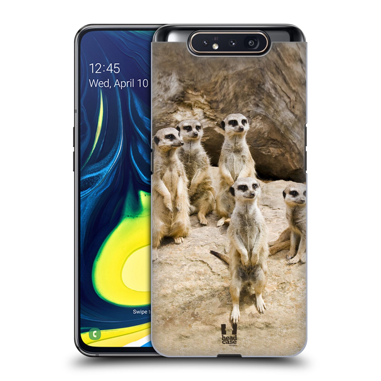 Zadní obal pro mobil Samsung Galaxy A80 - HEAD CASE - Svět zvířat roztomilé surikaty