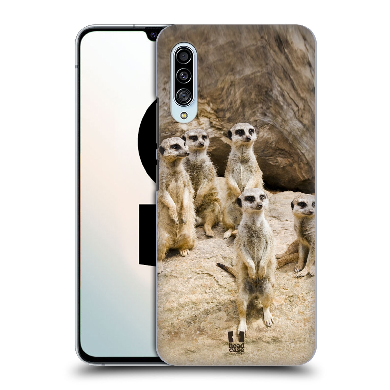 Zadní obal pro mobil Samsung Galaxy A90 5G - HEAD CASE - Svět zvířat roztomilé surikaty