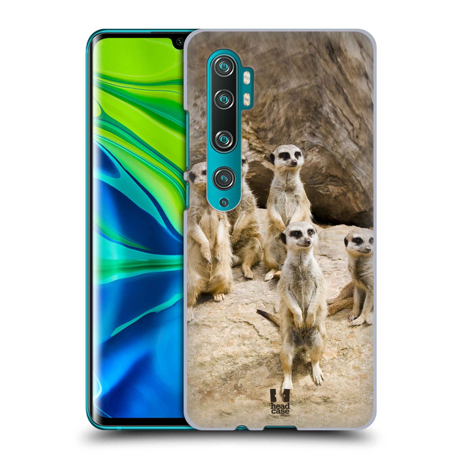 Zadní obal pro mobil Xiaomi Mi Note 10 / Mi Note 10 PRO - HEAD CASE - Svět zvířat roztomilé surikaty