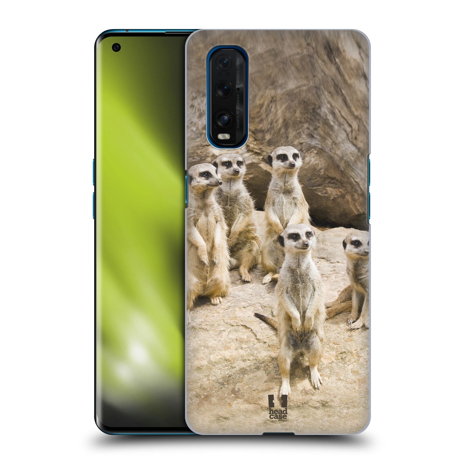 Zadní obal pro mobil Oppo Find X2 - HEAD CASE - Svět zvířat roztomilé surikaty