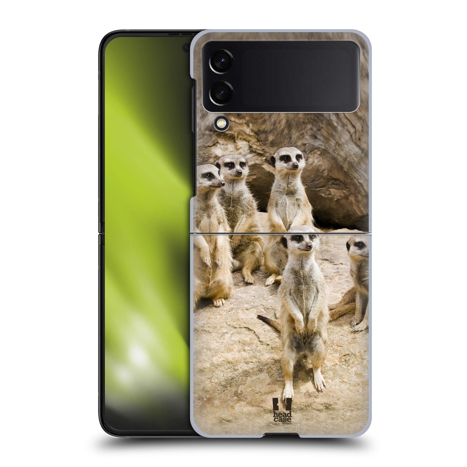 Zadní obal pro mobil Samsung Galaxy Z Flip 4 - HEAD CASE - Svět zvířat roztomilé surikaty