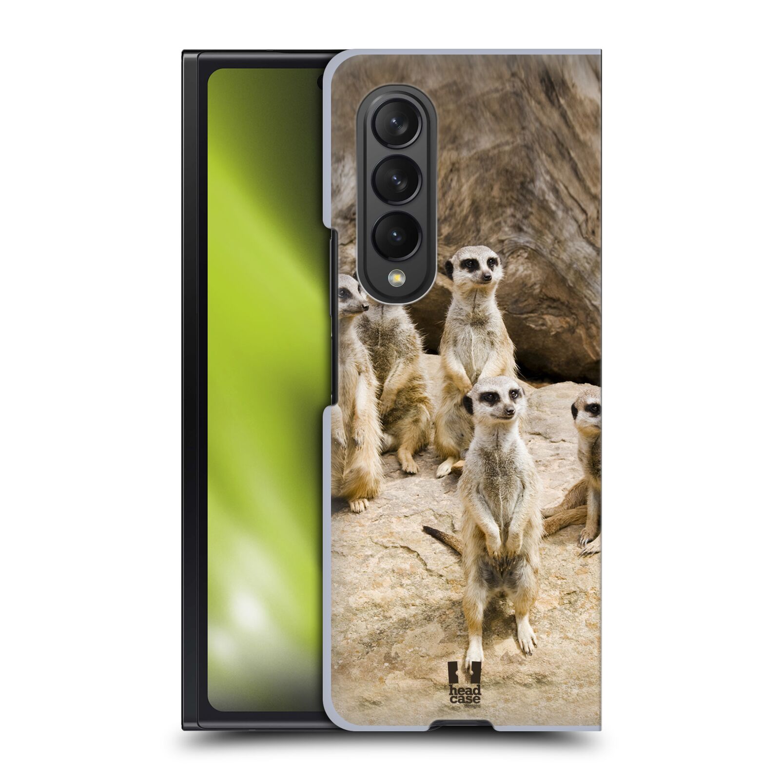 Zadní obal pro mobil Samsung Galaxy Z Fold 3 5G - HEAD CASE - Svět zvířat roztomilé surikaty