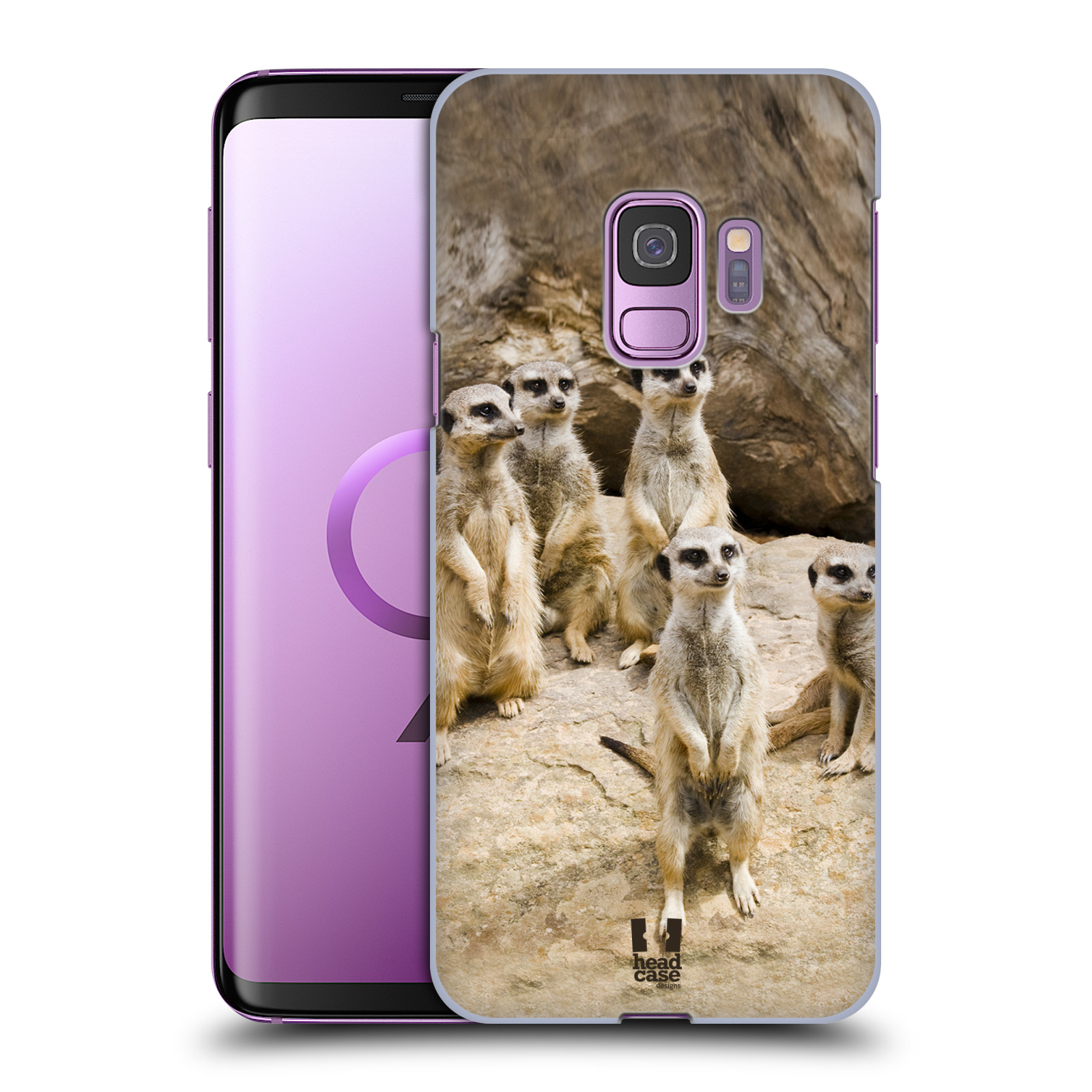 Zadní obal pro mobil Samsung Galaxy S9 - HEAD CASE - Svět zvířat roztomilé surikaty
