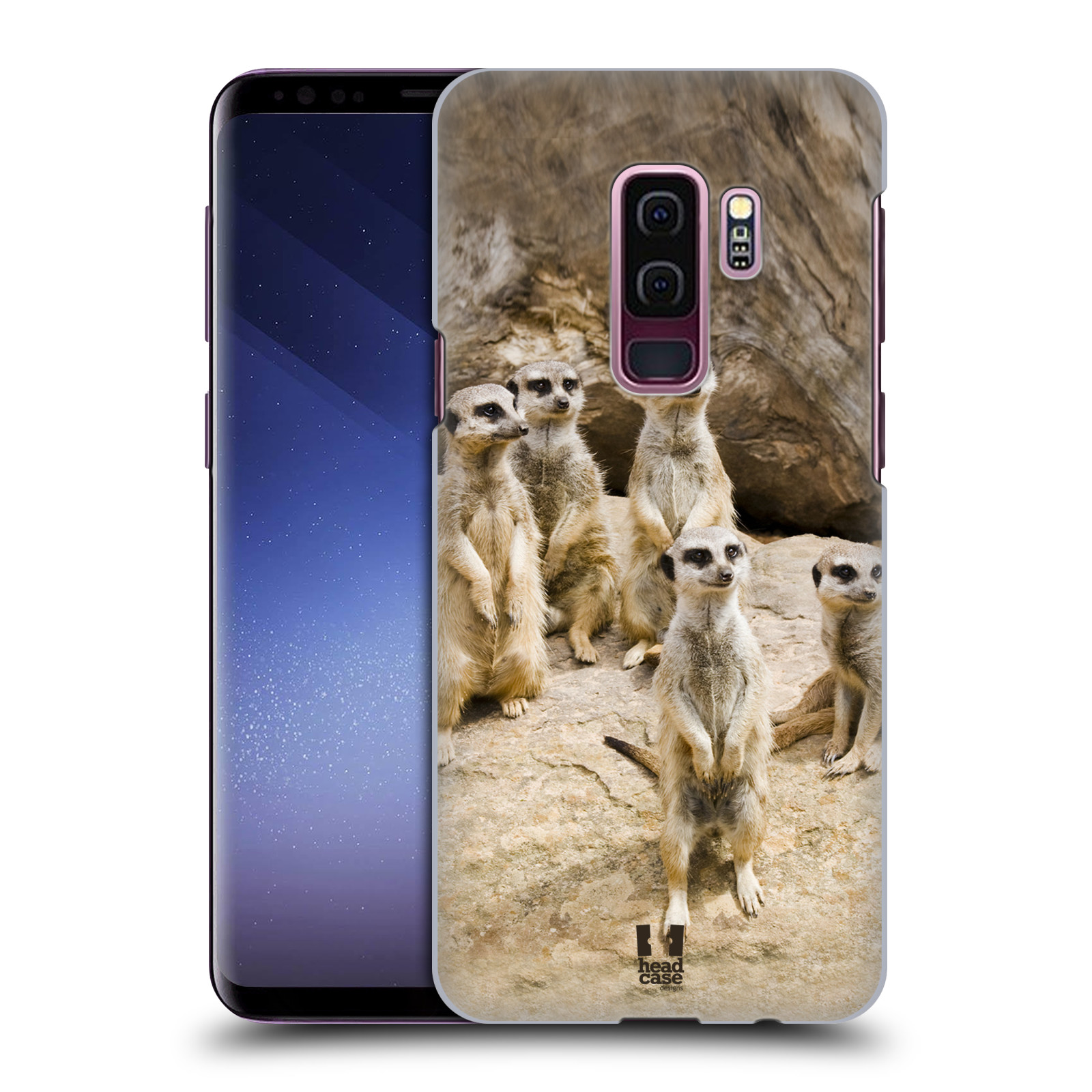 Zadní obal pro mobil Samsung Galaxy S9 PLUS - HEAD CASE - Svět zvířat roztomilé surikaty