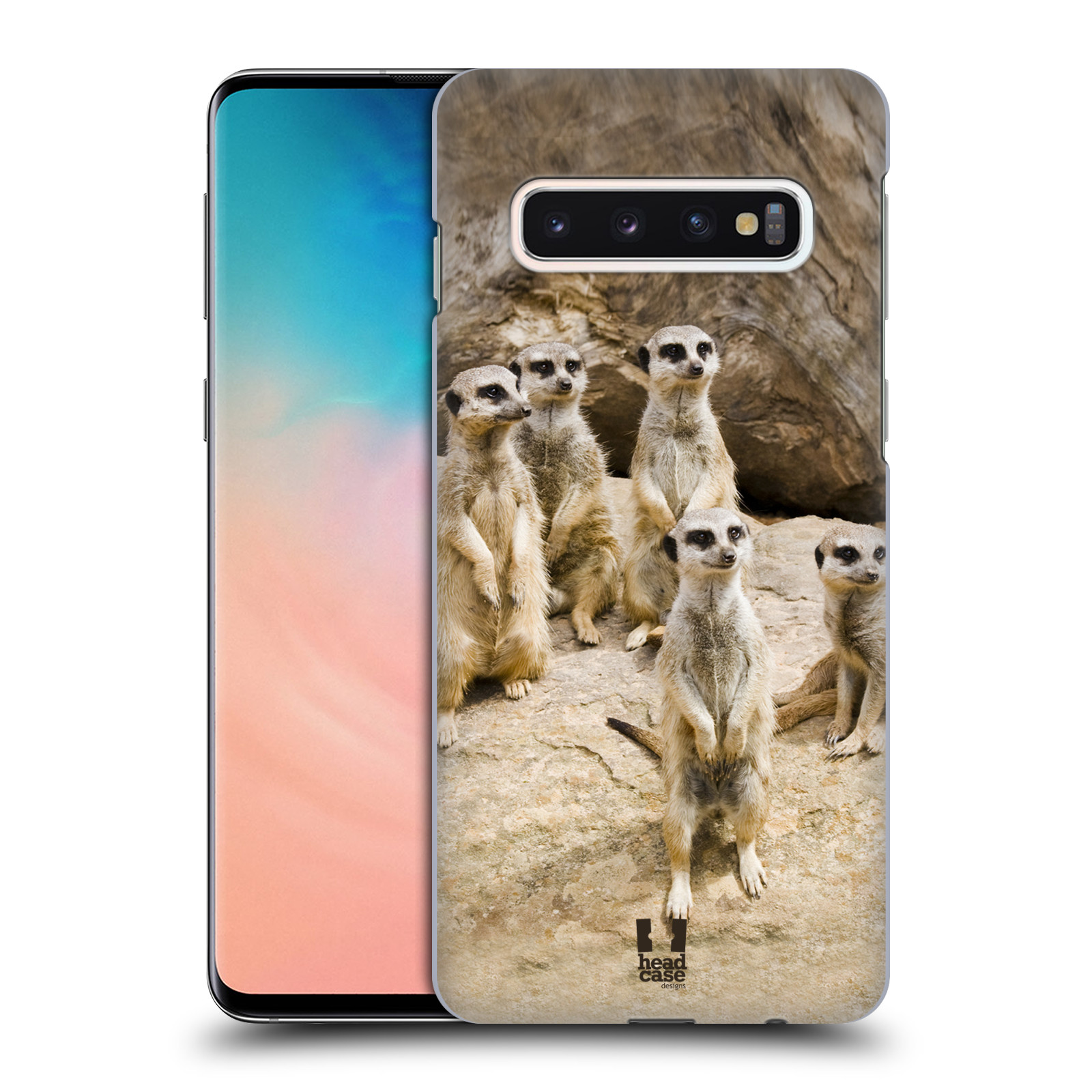 Zadní obal pro mobil Samsung Galaxy S10 - HEAD CASE - Svět zvířat roztomilé surikaty