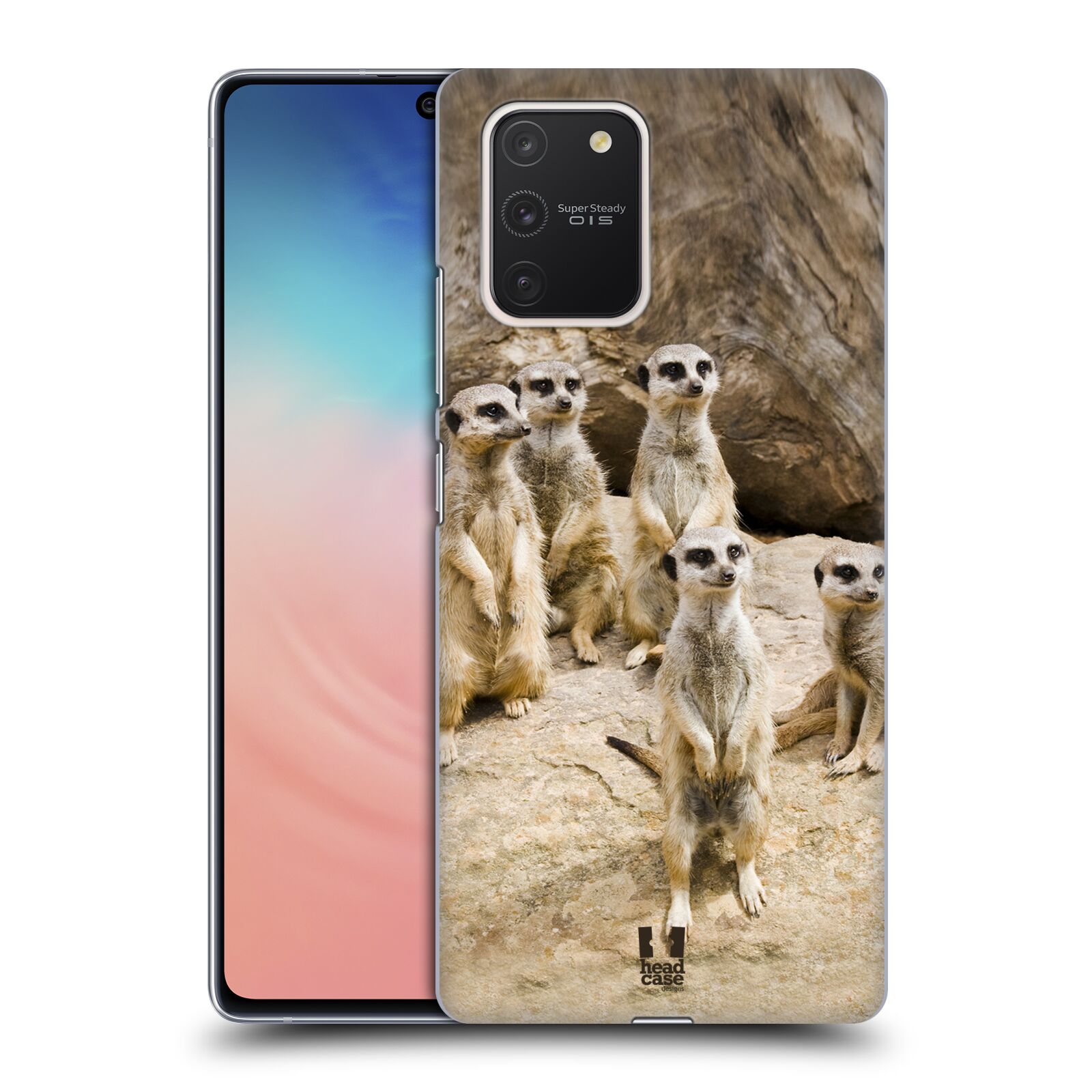 Zadní obal pro mobil Samsung Galaxy S10 LITE - HEAD CASE - Svět zvířat roztomilé surikaty