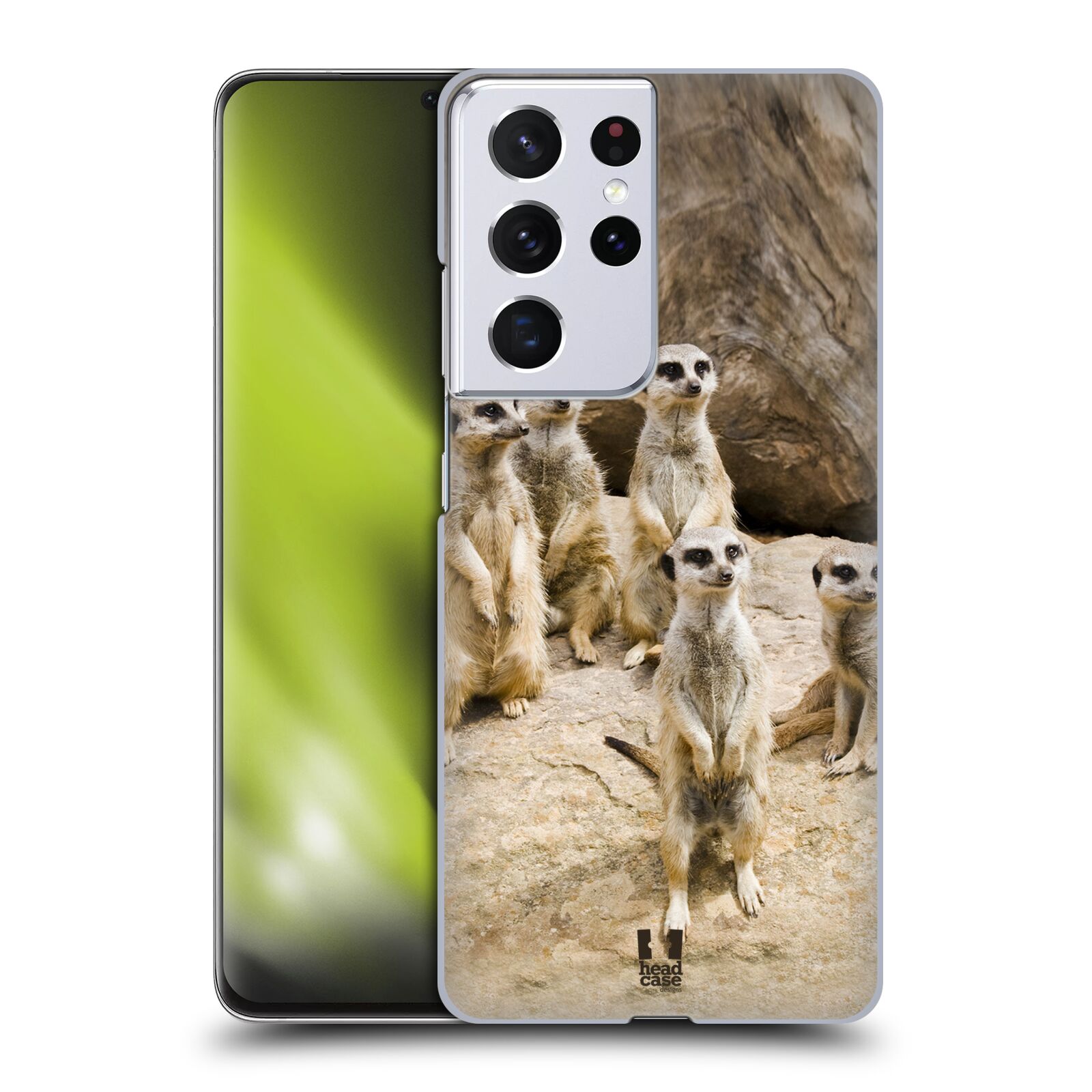 Zadní obal pro mobil Samsung Galaxy S21 ULTRA 5G - HEAD CASE - Svět zvířat roztomilé surikaty