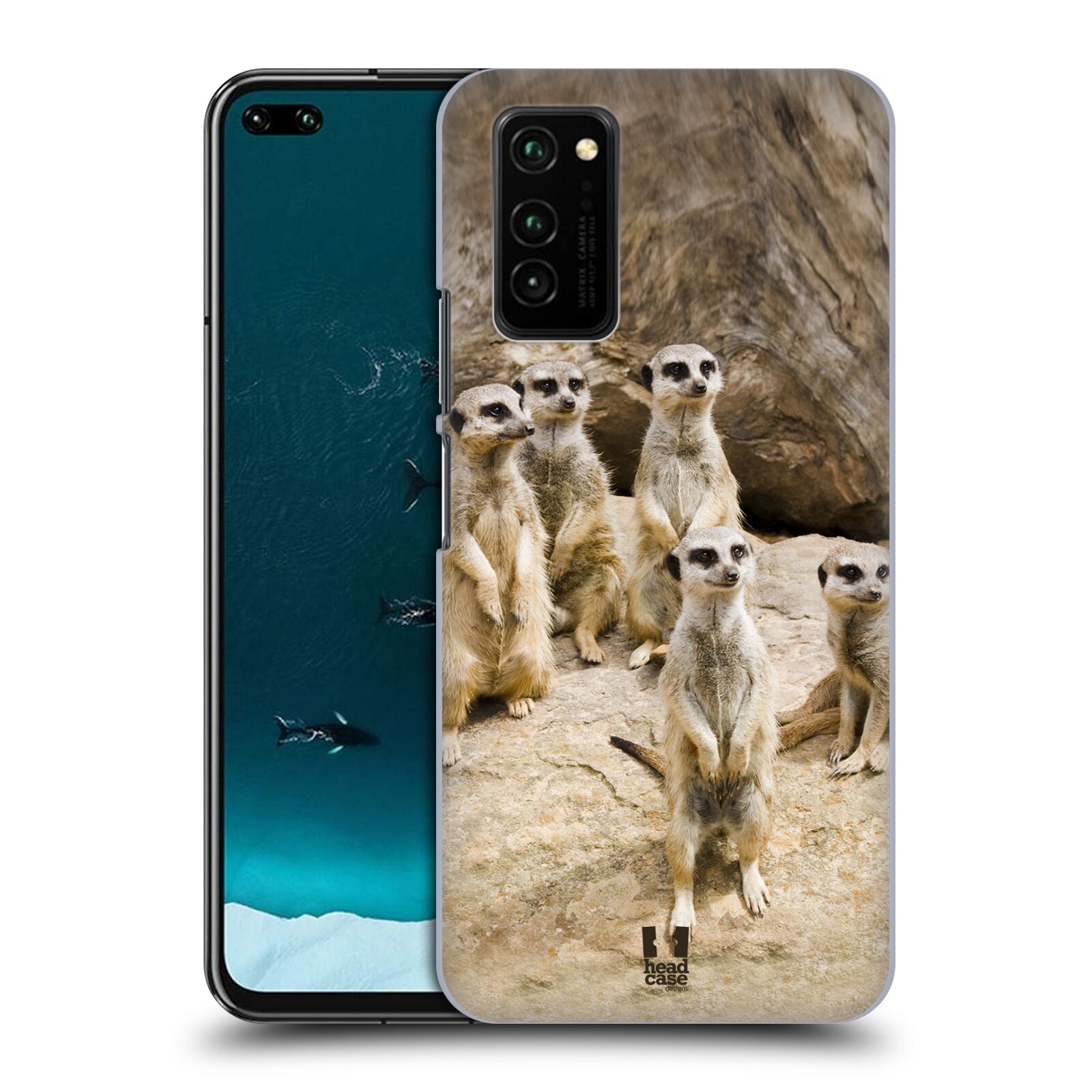 Zadní obal pro mobil Honor View 30 - HEAD CASE - Svět zvířat roztomilé surikaty