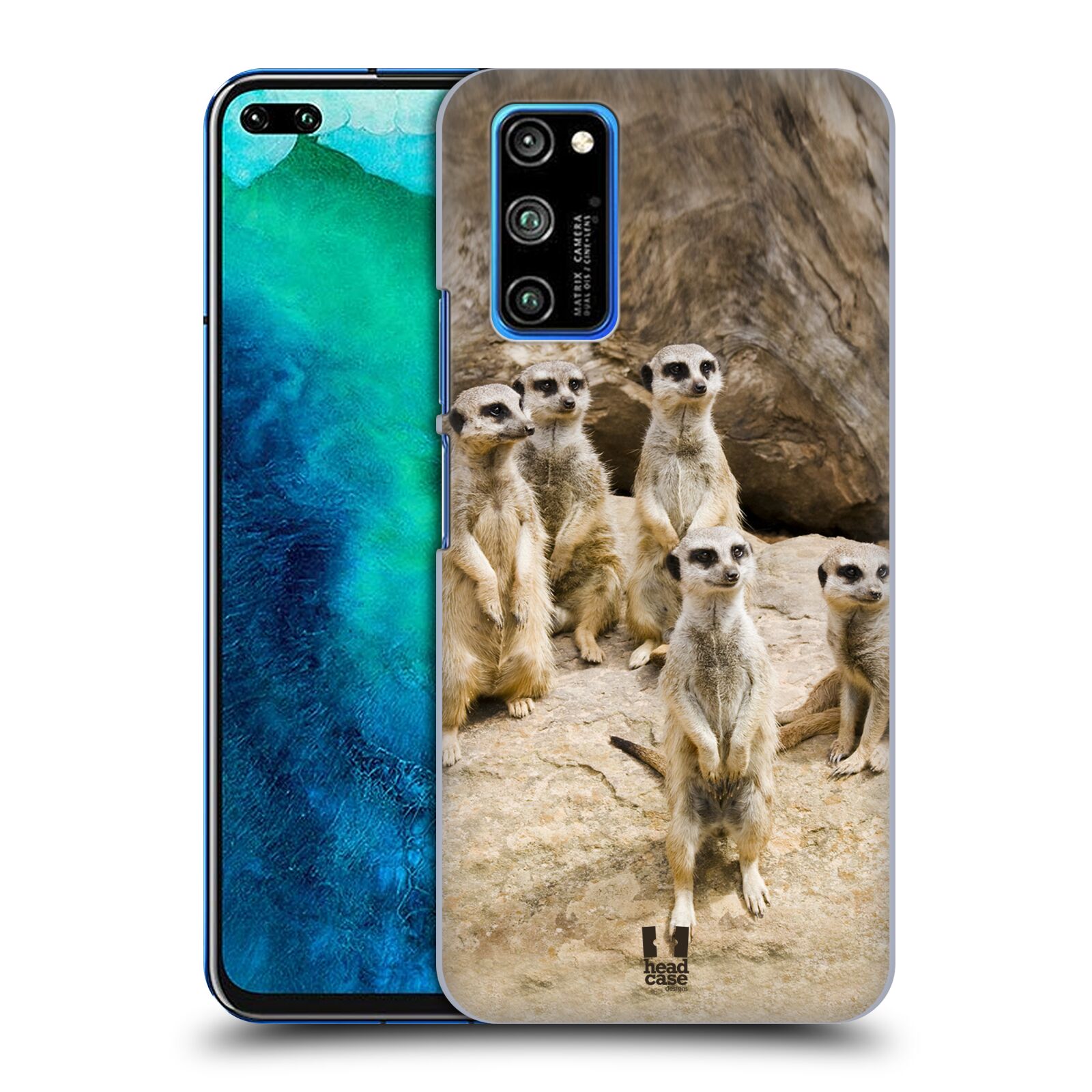 Zadní obal pro mobil Honor View 30 PRO - HEAD CASE - Svět zvířat roztomilé surikaty
