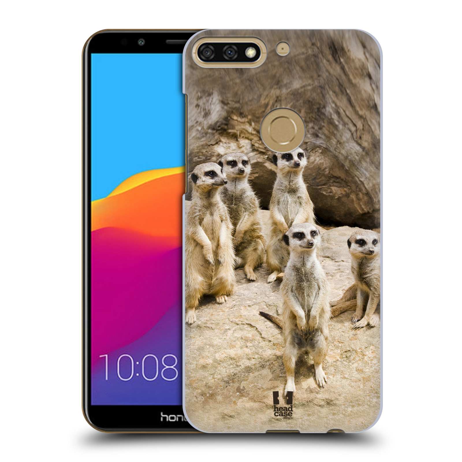 HEAD CASE plastový obal na mobil Honor 7c vzor Divočina, Divoký život a zvířata foto SURIKATA
