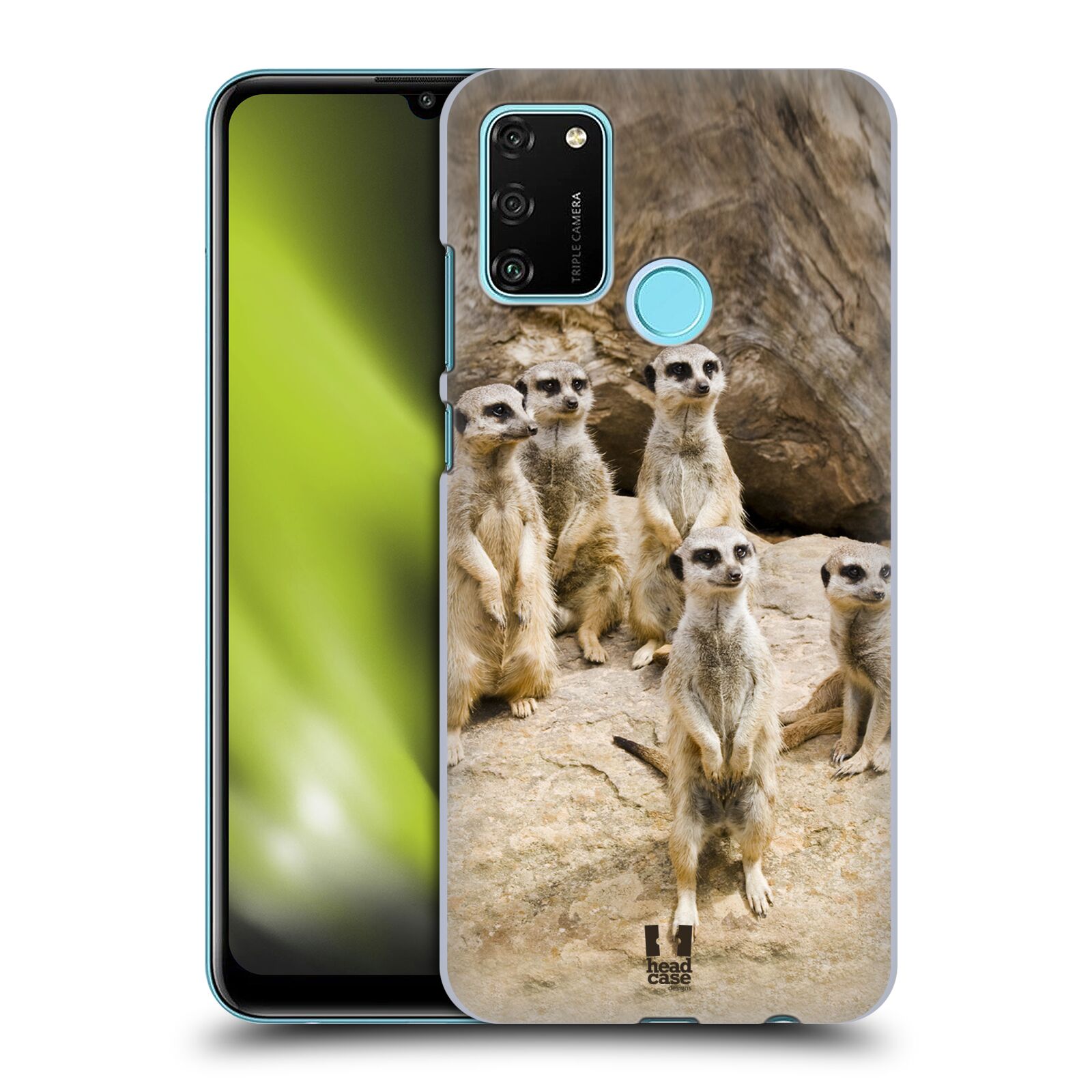 Zadní obal pro mobil Honor 9A - HEAD CASE - Svět zvířat roztomilé surikaty