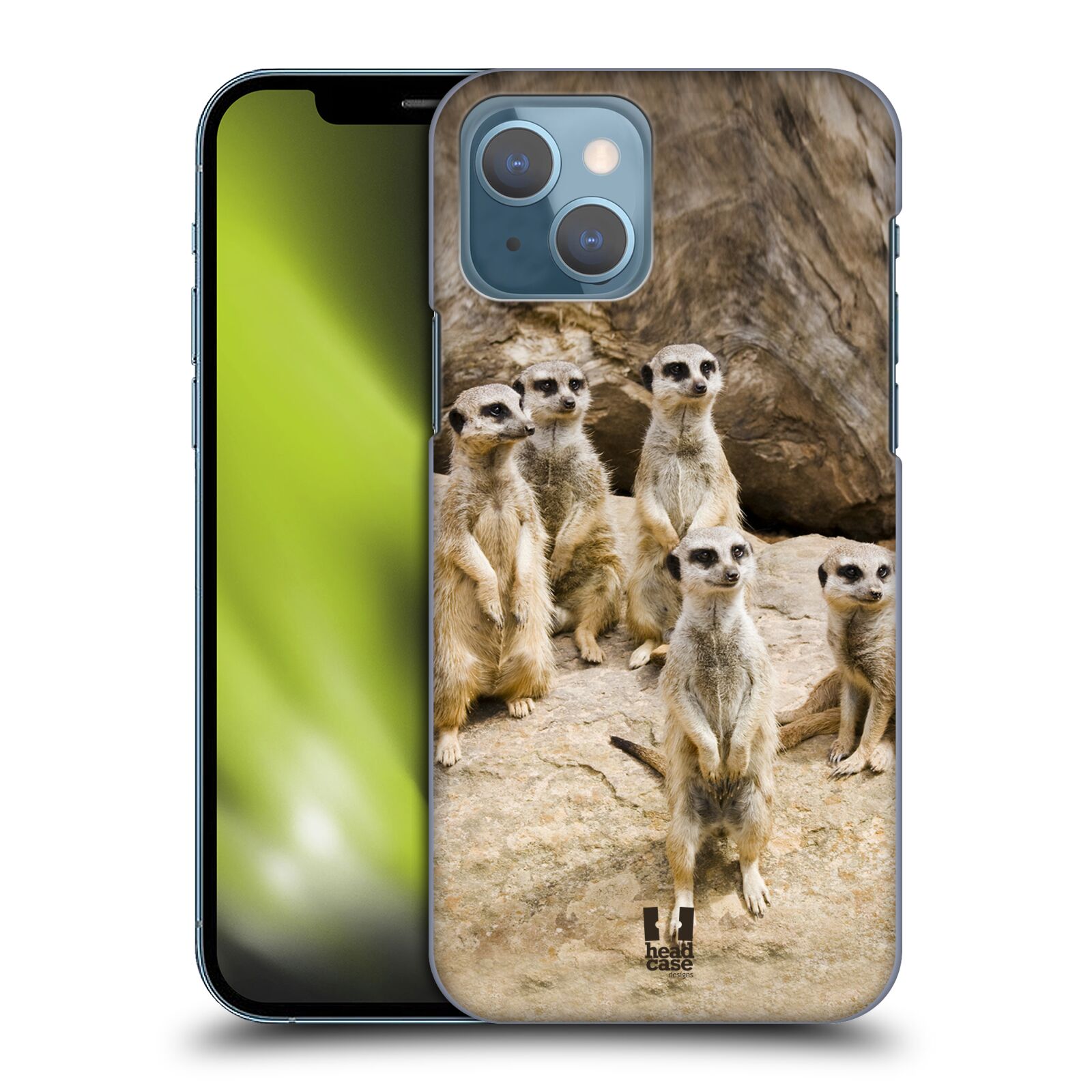 Zadní obal pro mobil Apple Iphone 13 - HEAD CASE - Svět zvířat roztomilé surikaty