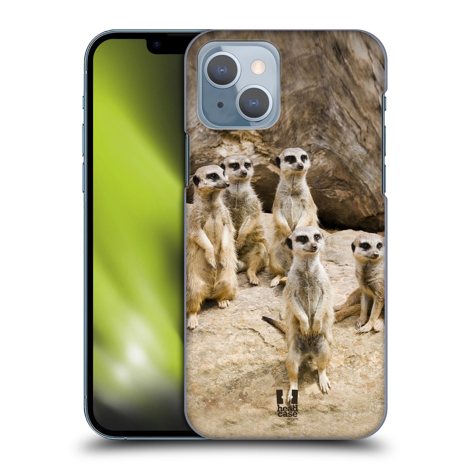 Zadní obal pro mobil Apple Iphone 14 - HEAD CASE - Svět zvířat roztomilé surikaty