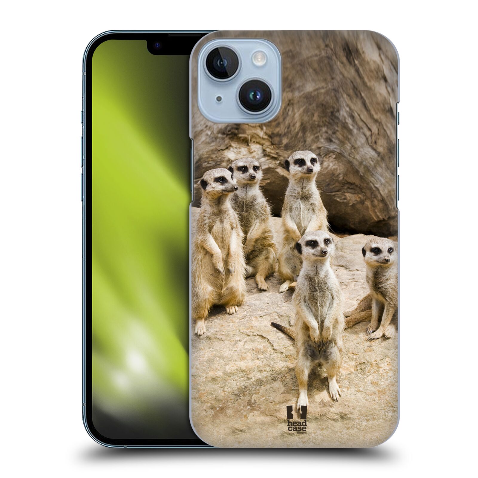 Zadní obal pro mobil Apple Iphone 14 PLUS - HEAD CASE - Svět zvířat roztomilé surikaty