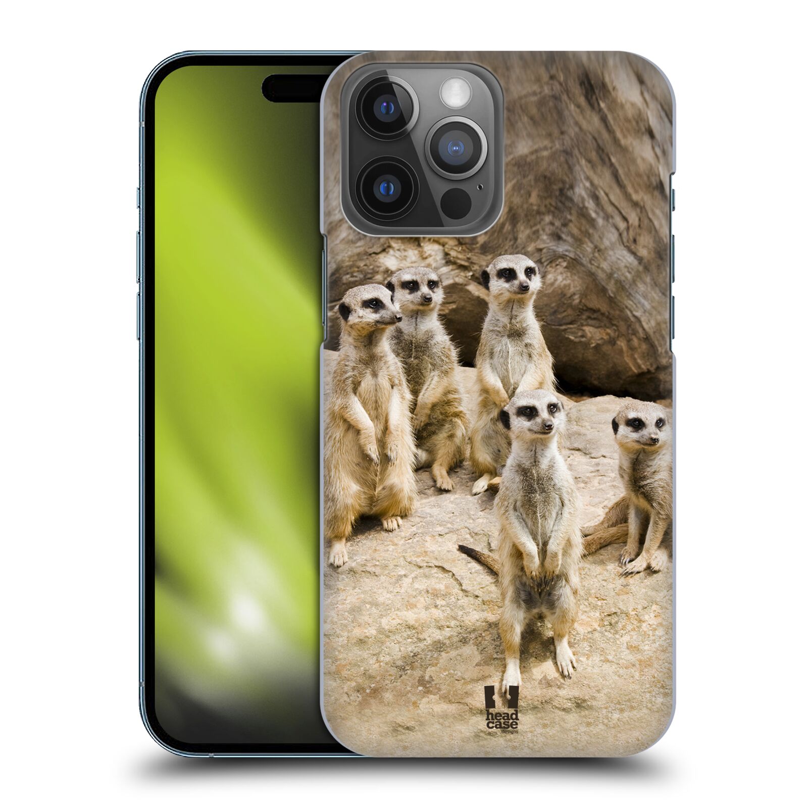 Zadní obal pro mobil Apple Iphone 14 PRO MAX - HEAD CASE - Svět zvířat roztomilé surikaty
