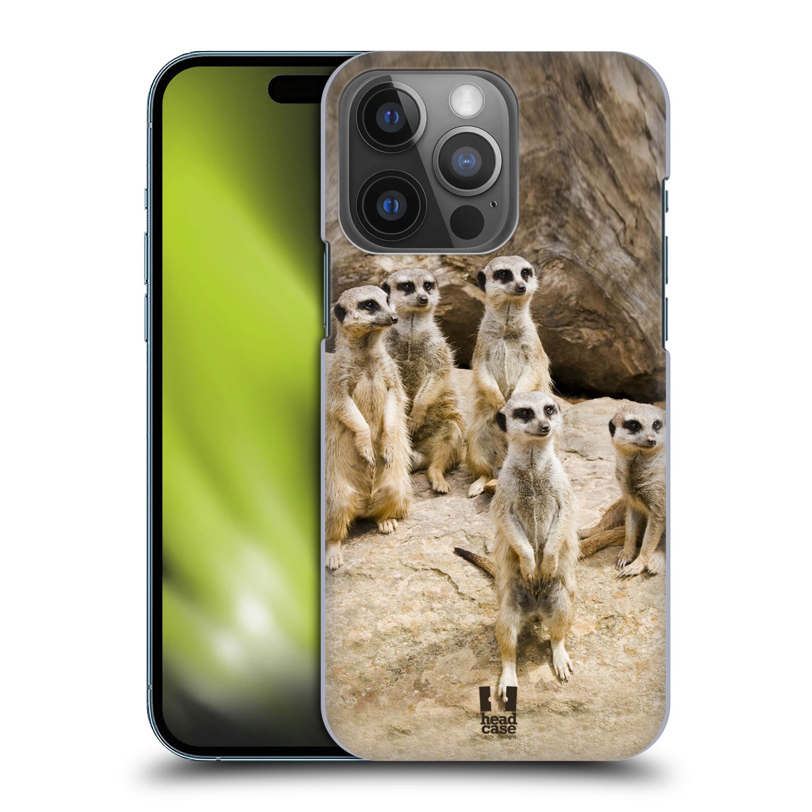 Zadní obal pro mobil Apple Iphone 14 PRO - HEAD CASE - Svět zvířat roztomilé surikaty