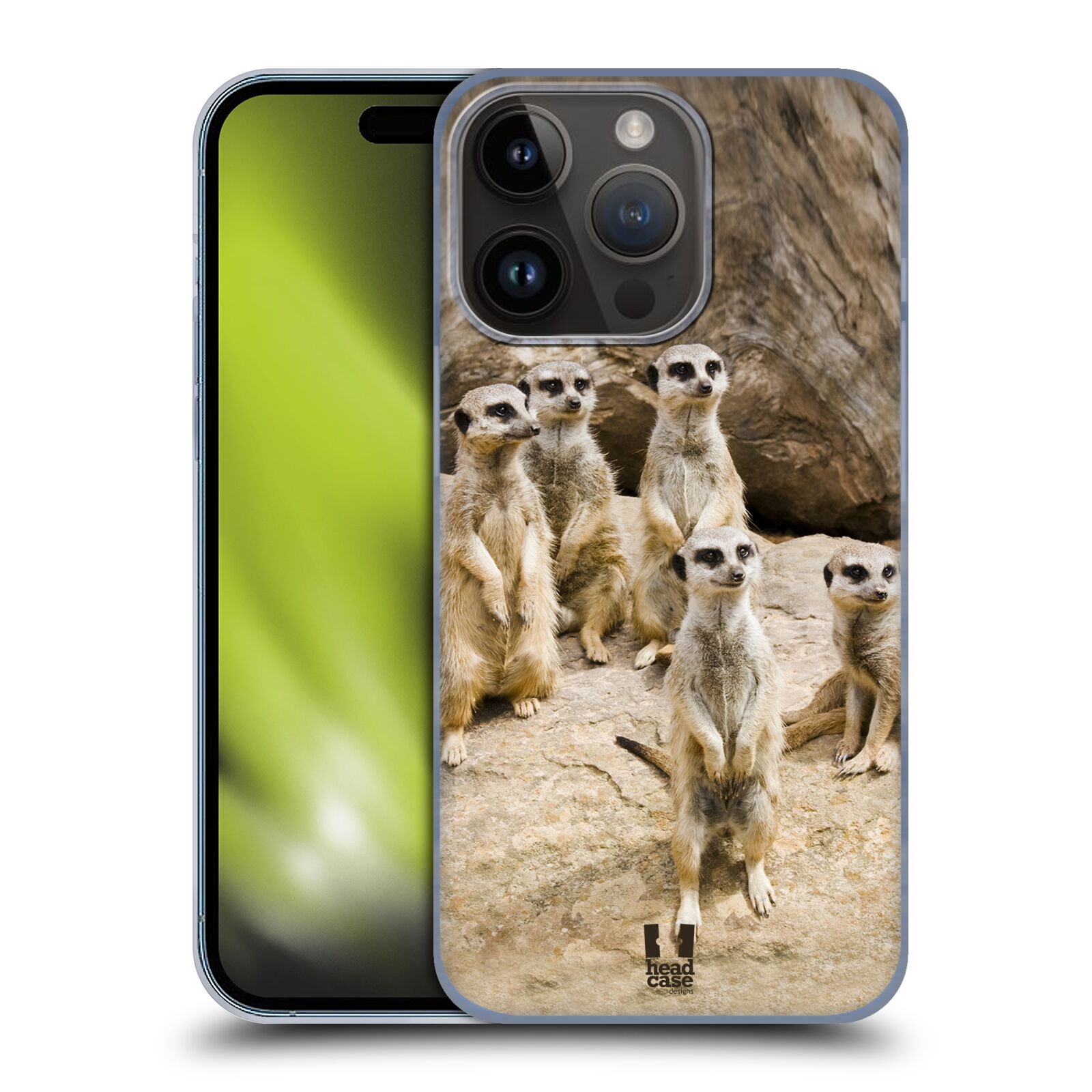 Plastový obal HEAD CASE na mobil Apple Iphone 15 Pro vzor Divočina, Divoký život a zvířata foto SURIKATA